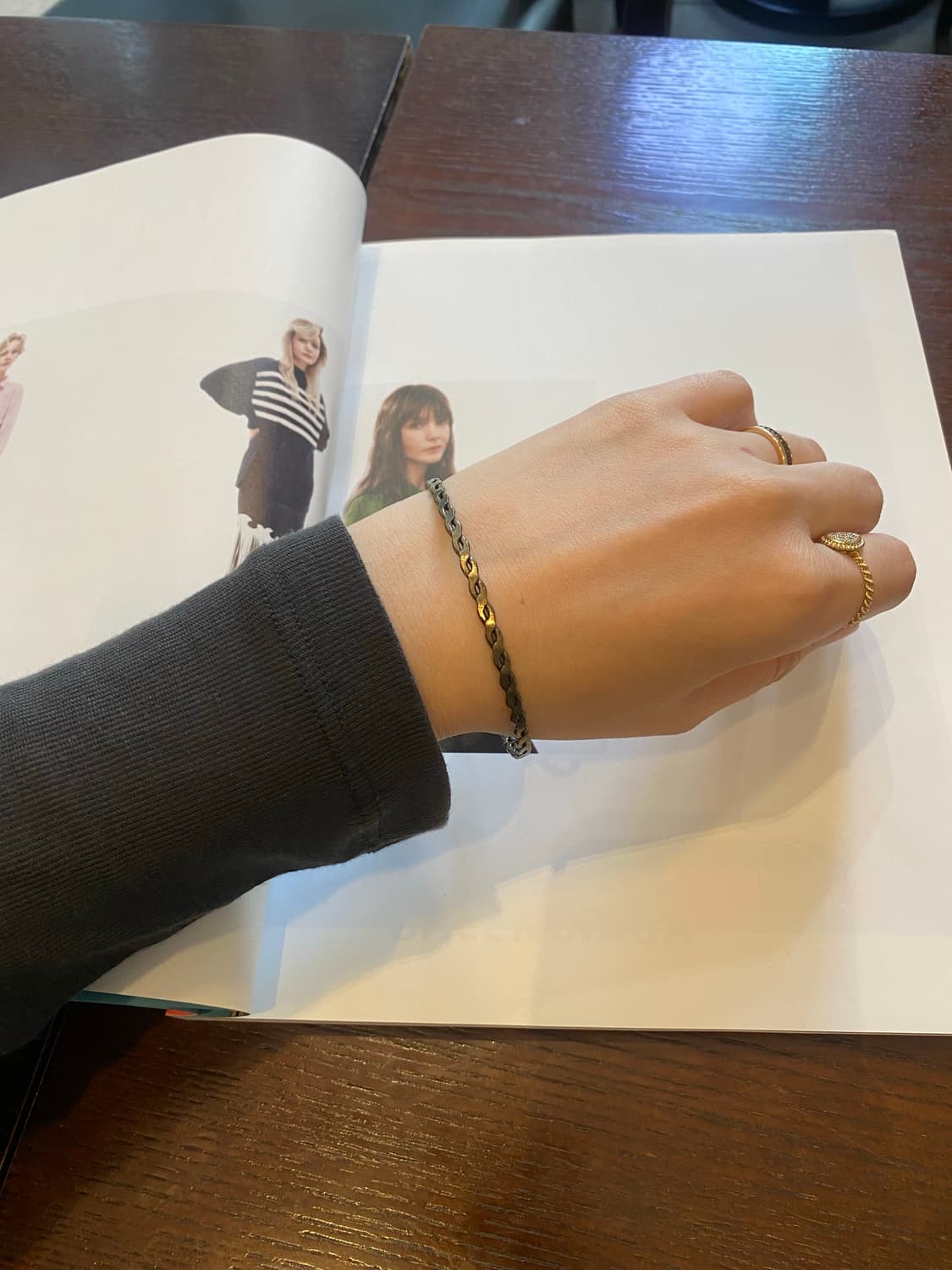 일본 수입 뱅글 꼬임 팔찌 상품이미지4