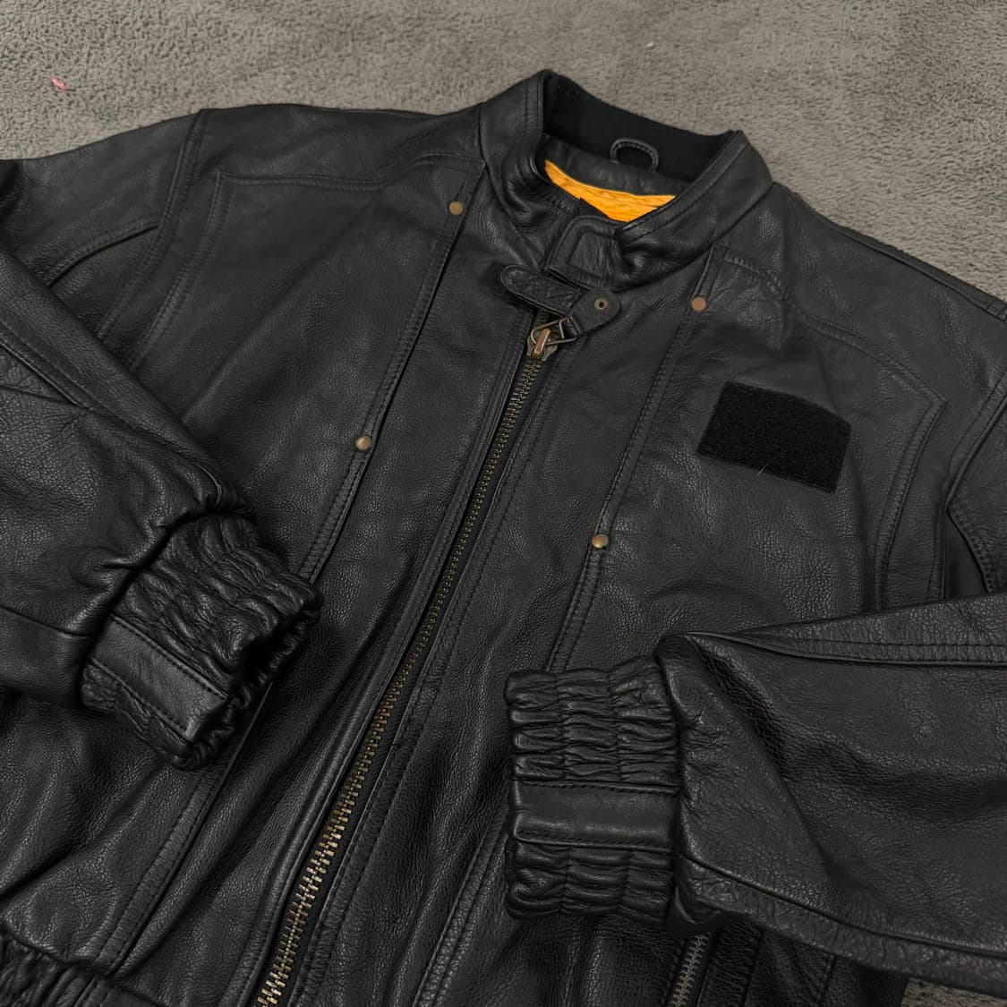 [정품/L] Plicana 모터사이클 라이더 레더 가죽 자켓 상품이미지1
