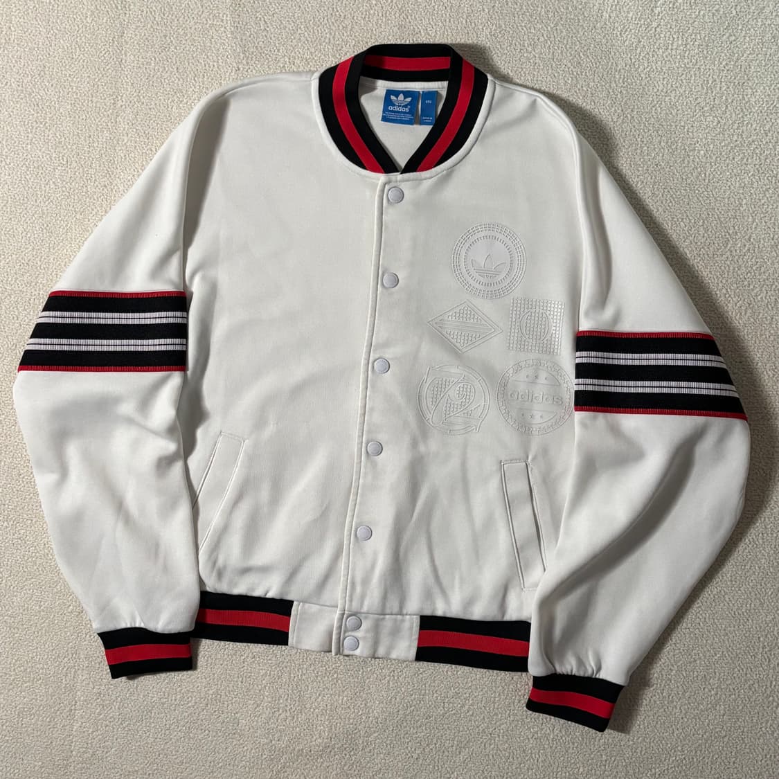 아디다스 테니스 로고 화이트 져지 상품이미지1