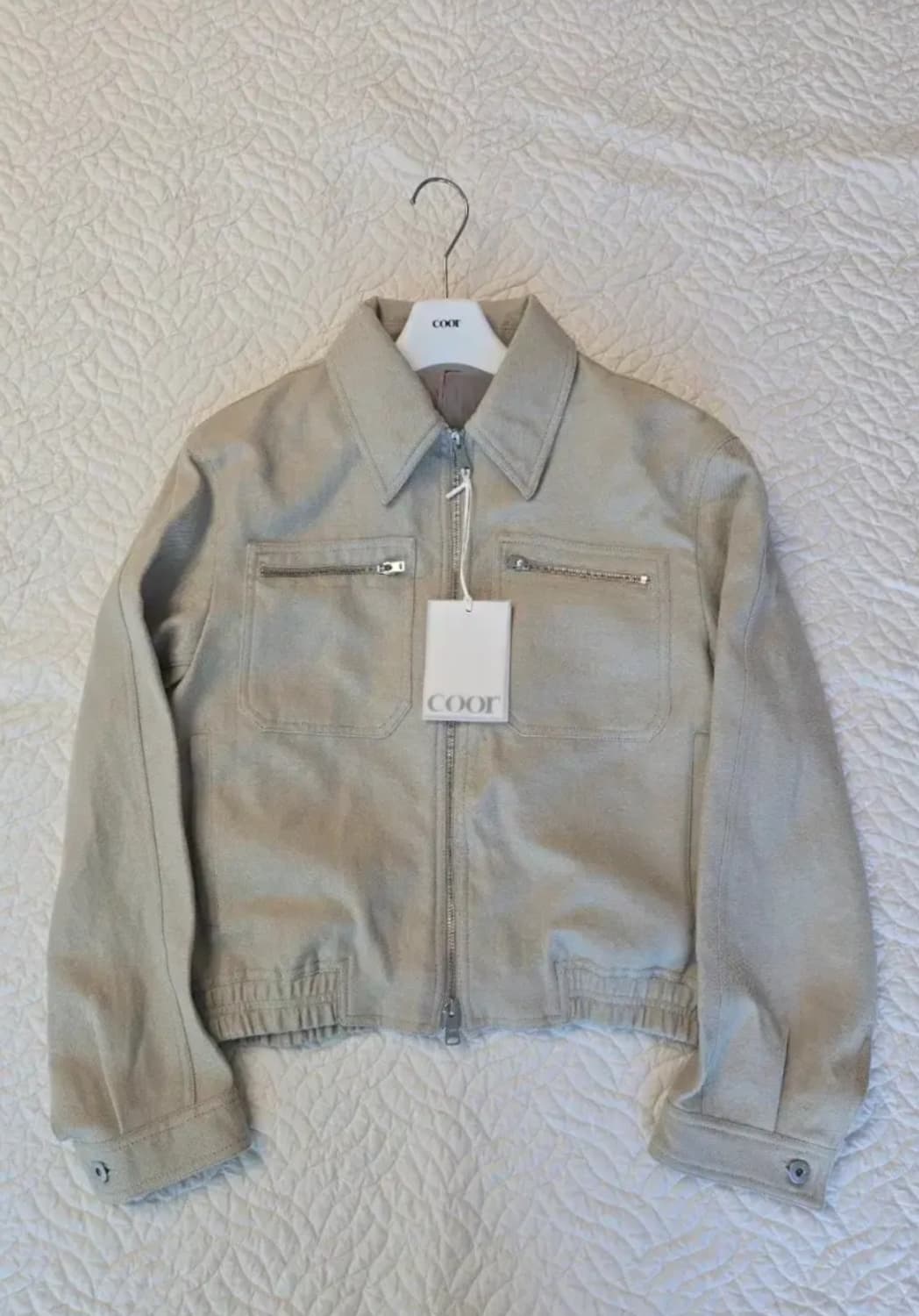 쿠어 울 린넨 자켓/ S사이즈/ 미시착 새제품 상품이미지1