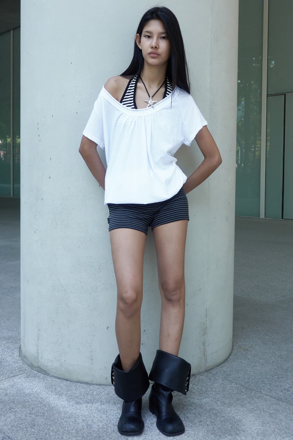 구해요!) 세릭 round drawstring hem top 상품이미지1