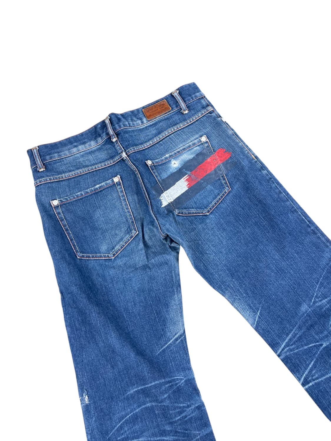 Tommy Girls 백포켓 프린팅 데님 팬츠  상품이미지6