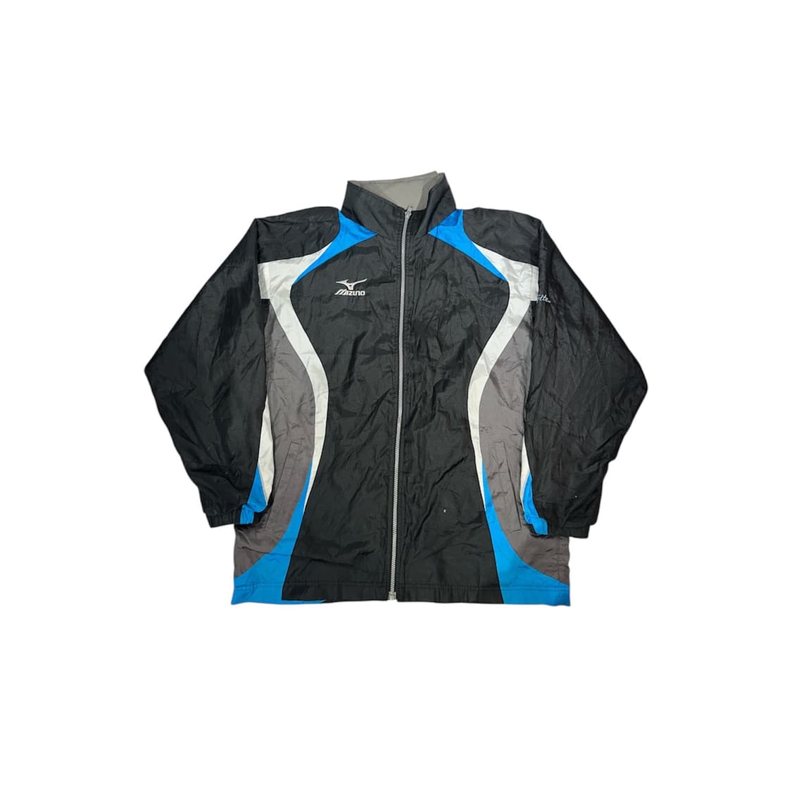 미즈노 블랙 올드스쿨 사이드 라인 오버핏 바람막이 자켓 상품이미지5
