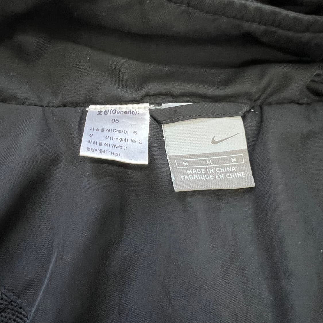 M) 00s 올드 나이키 스몰 스우시 로고 바람막이 방풍자켓 점퍼 상품이미지6