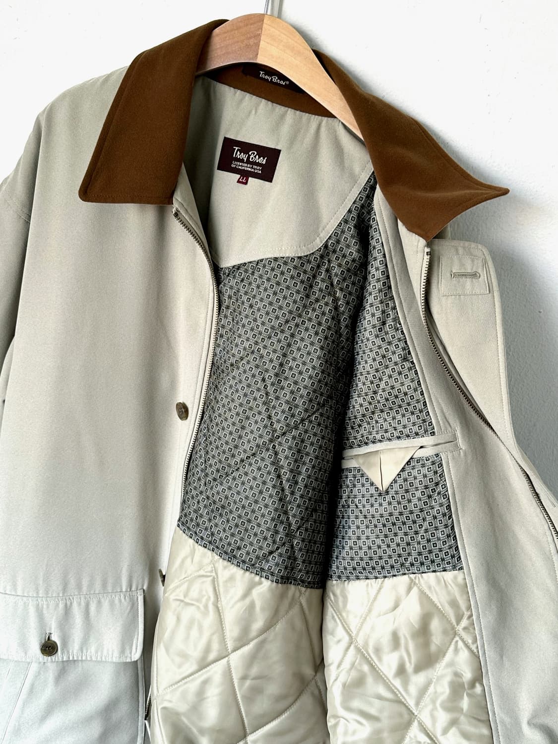 High count padded mil mid coat 상품이미지1