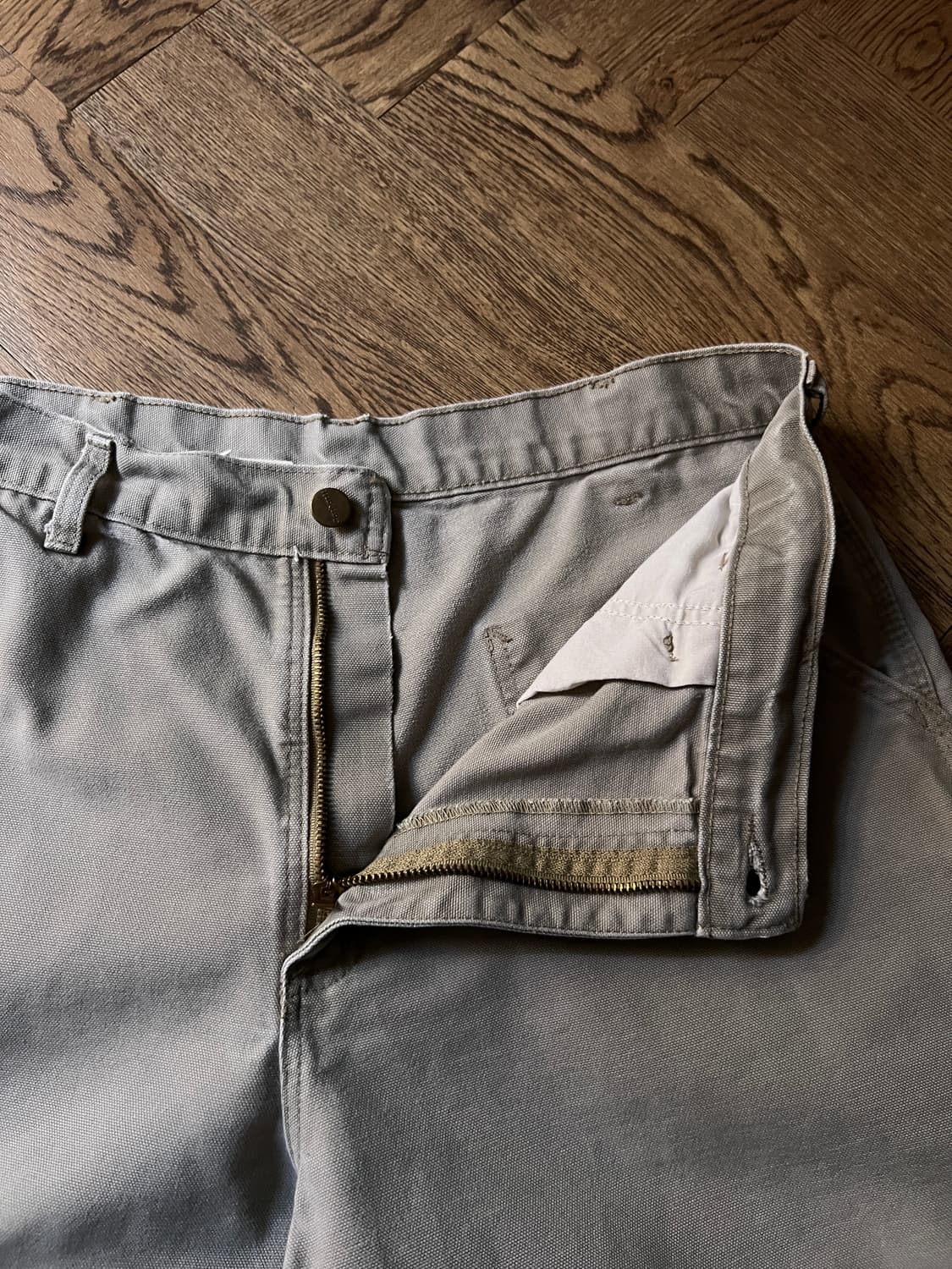 [34]칼하트 USA 빈티지 페인팅 데저트 탄 싱글니 카펜터 워크 팬츠 상품이미지3