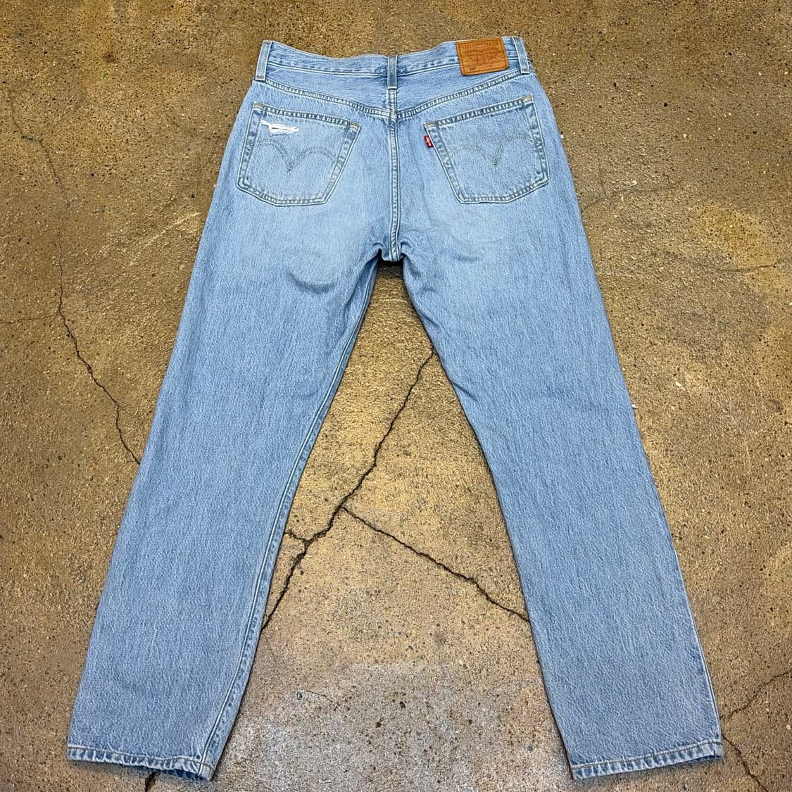 USA 빈티지 리바이스 501 여성 찢청 청바지 상품이미지8