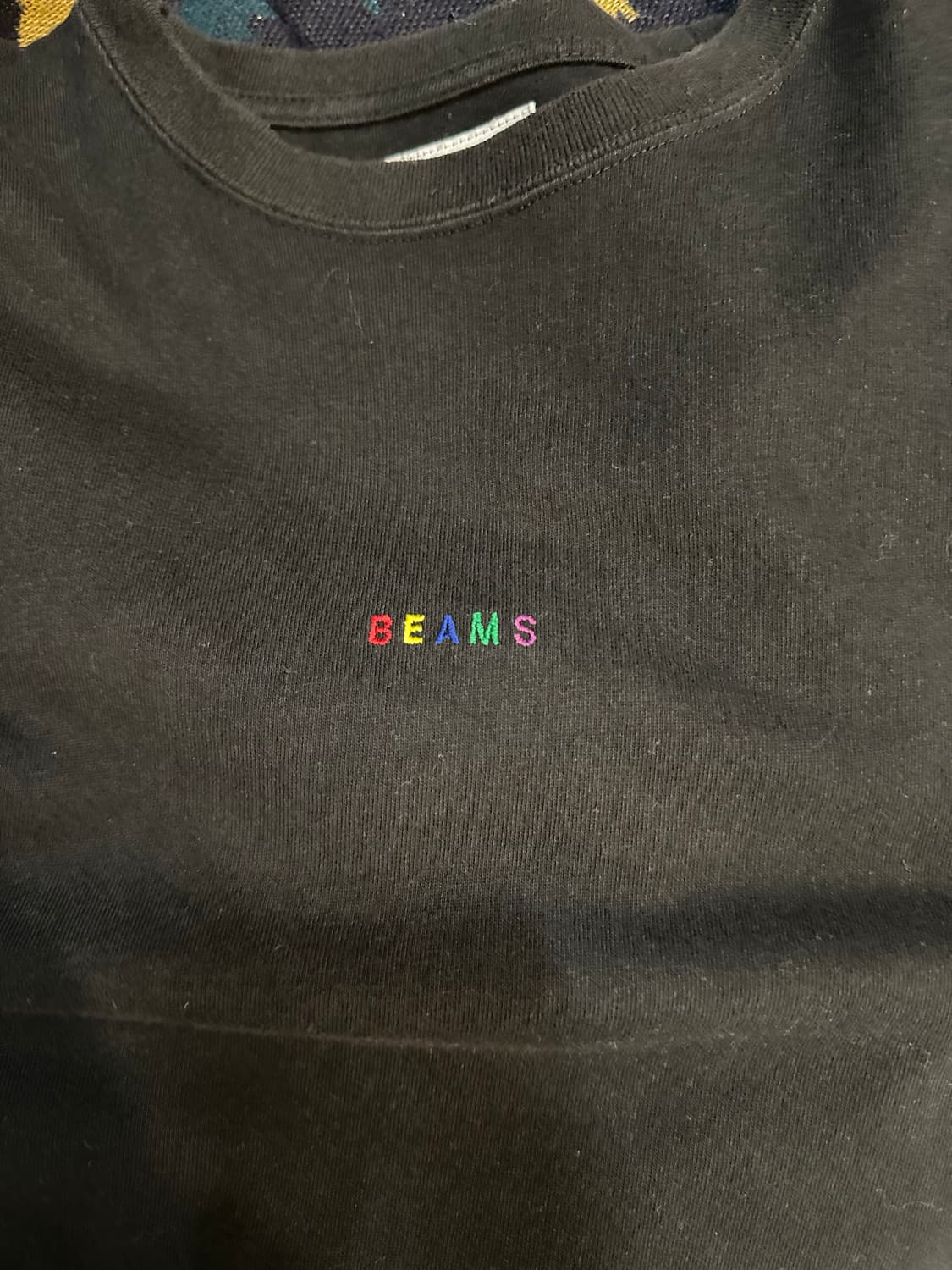 Beams color small logo cotton sleeve 상품이미지2