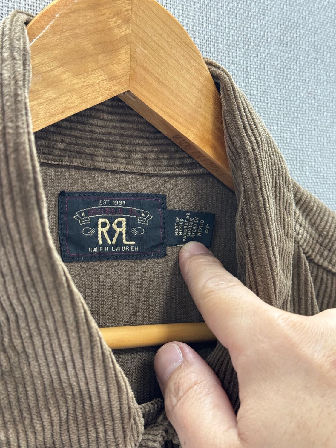 더블알엘 리페어 코듀로이 자켓 / L 상품이미지2