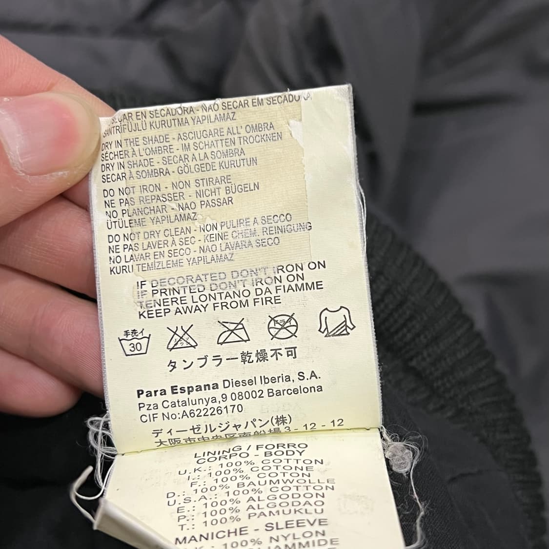  디젤 레이어드 퍼 후드 패딩 y14513 상품이미지8