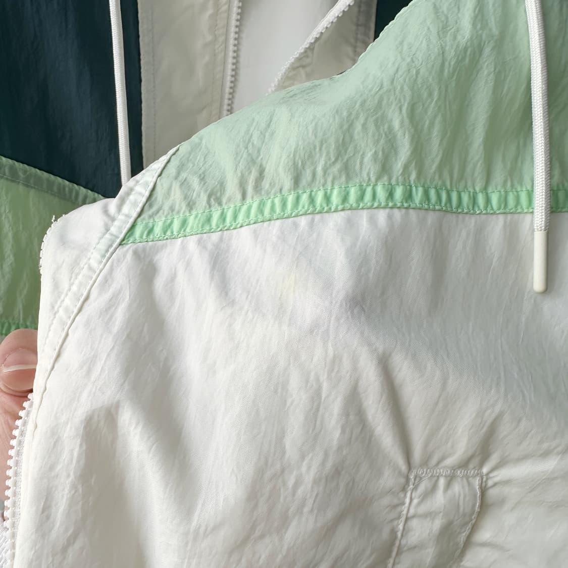 나이키 나일론 후드 바람막이 자켓 그린 XL 상품이미지8