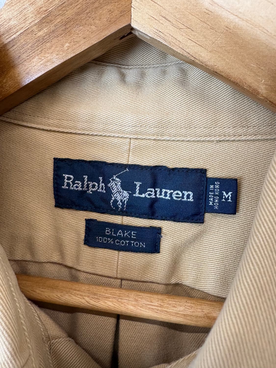 폴로랄프로렌 빈티지 베이지 헤비 셔츠 상품이미지6