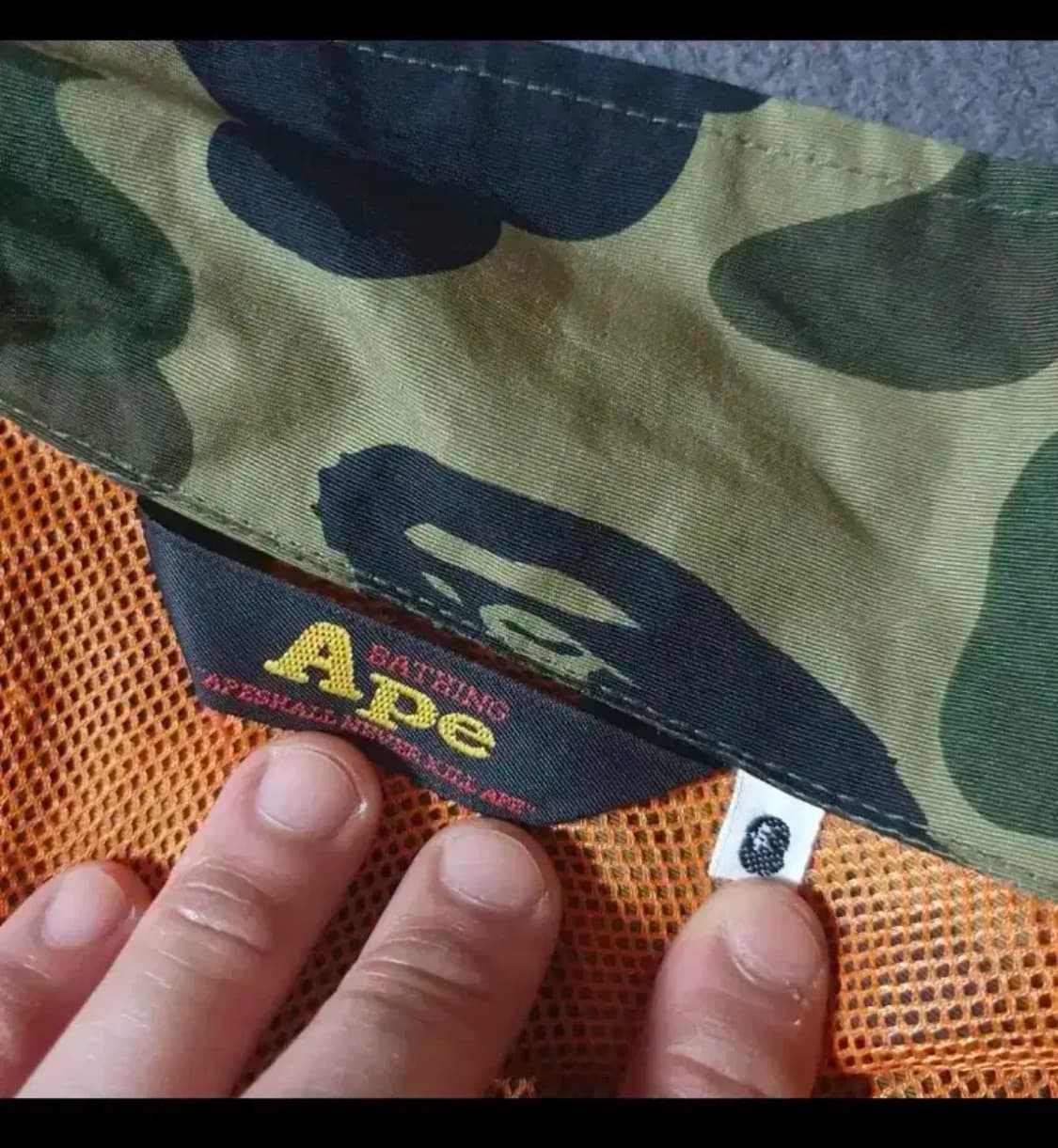 90s 베이프 카모 코치자켓 상품이미지5