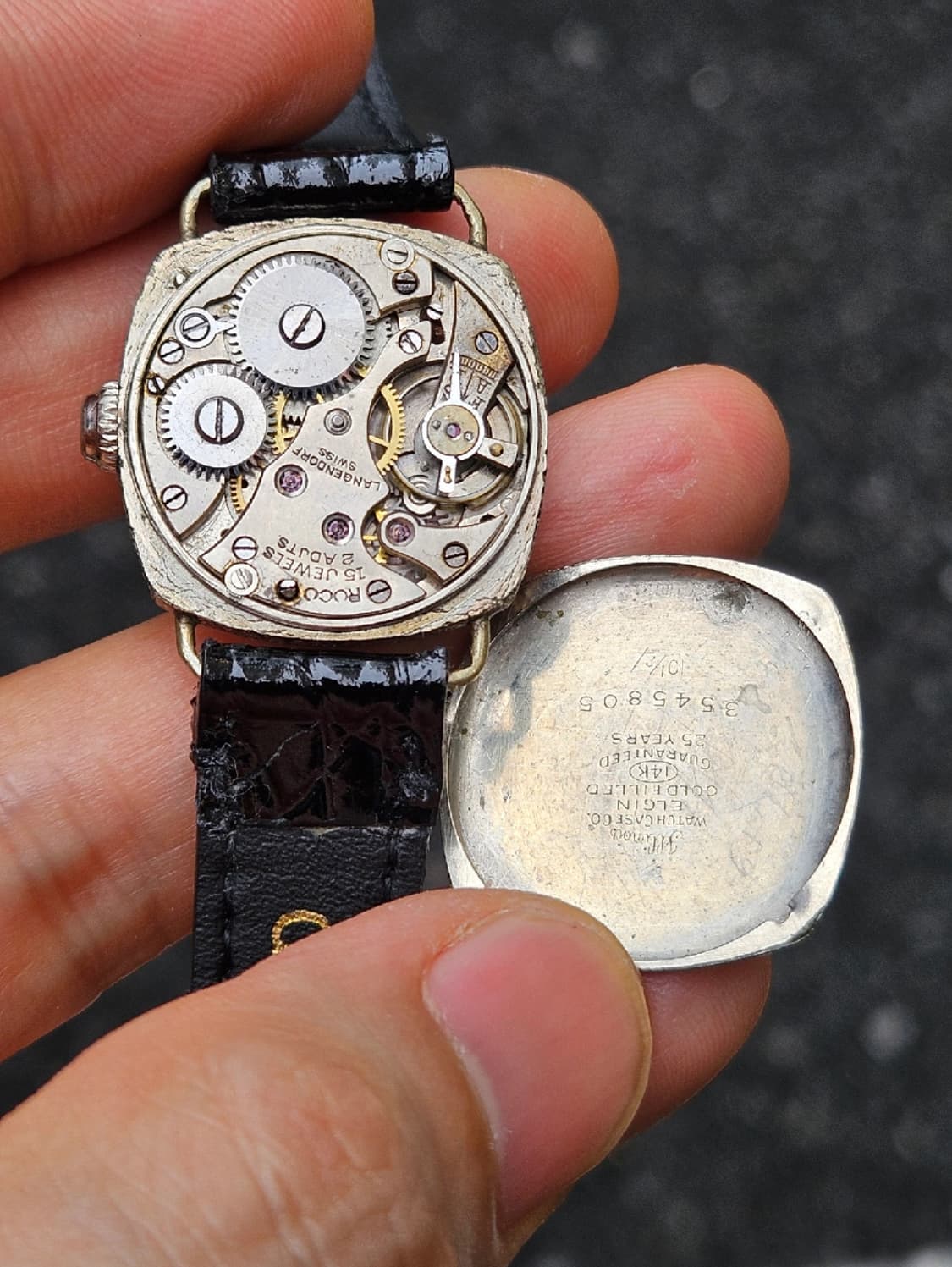 1920s 스위스 14k도금 수동시계 상품이미지7