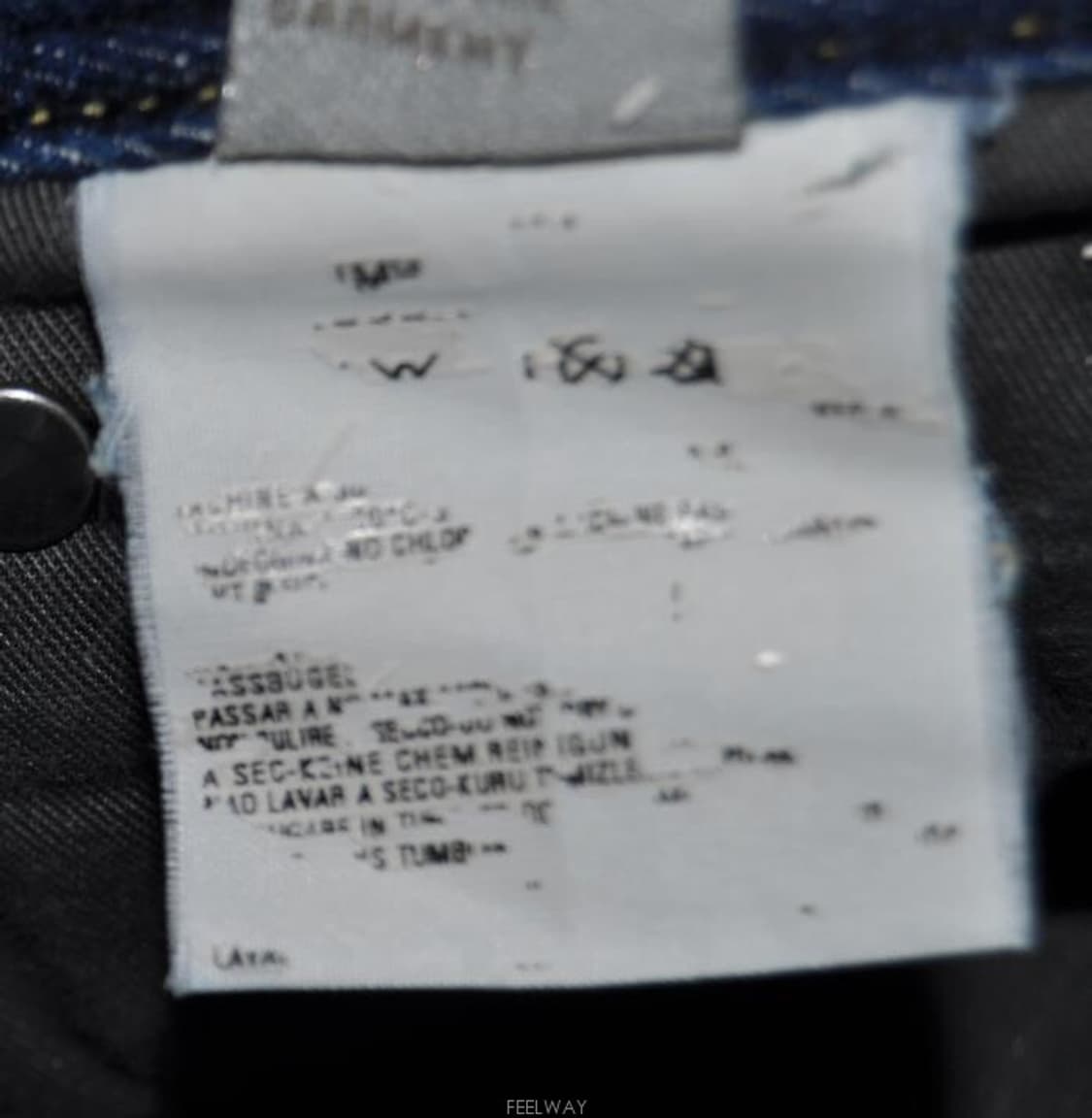 디젤(BEBEL)/여성일자스트레이트청바지(허리25) 상품이미지8