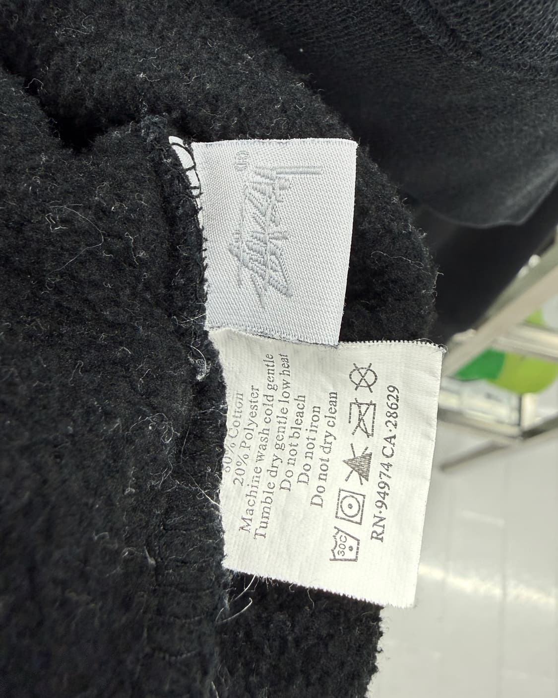 스투시 서울 챕터 빅 스탁 스웻 맨투맨 블랙 상품이미지9