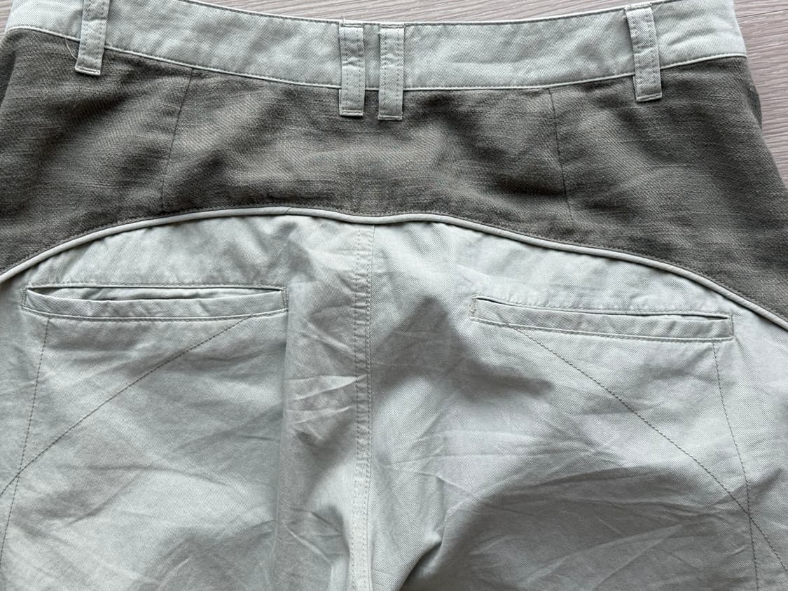 산산기어 리넨 블록 팬츠 베이지 상품이미지5