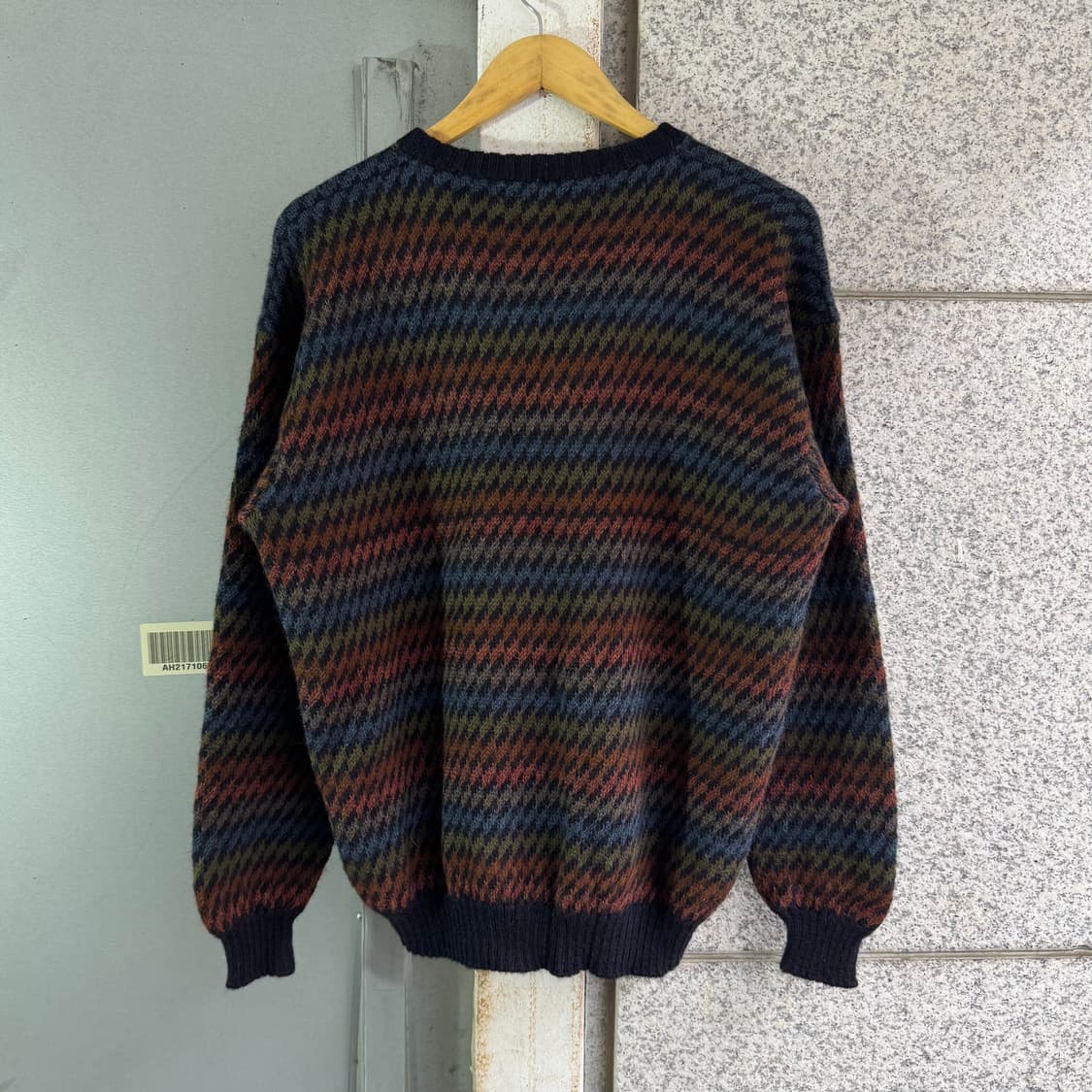 폴 스튜어트 PER 자카드 패턴 울 니트 상품이미지2