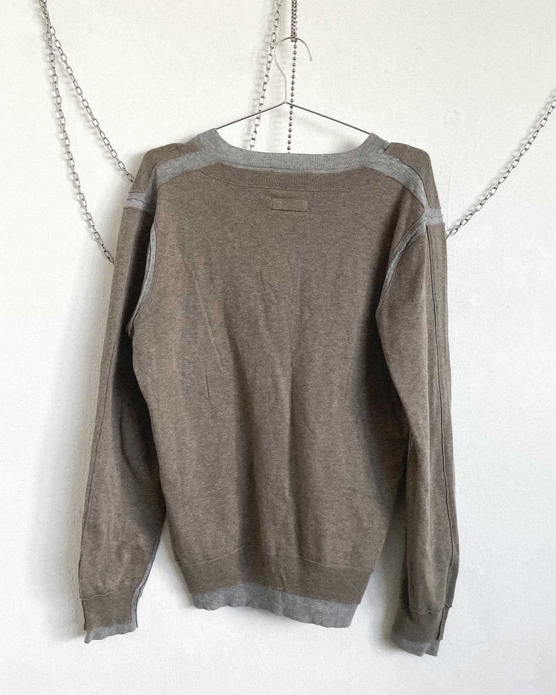 돌체앤가바나 그런지 더블레이어 브이넥 니트 상품이미지9