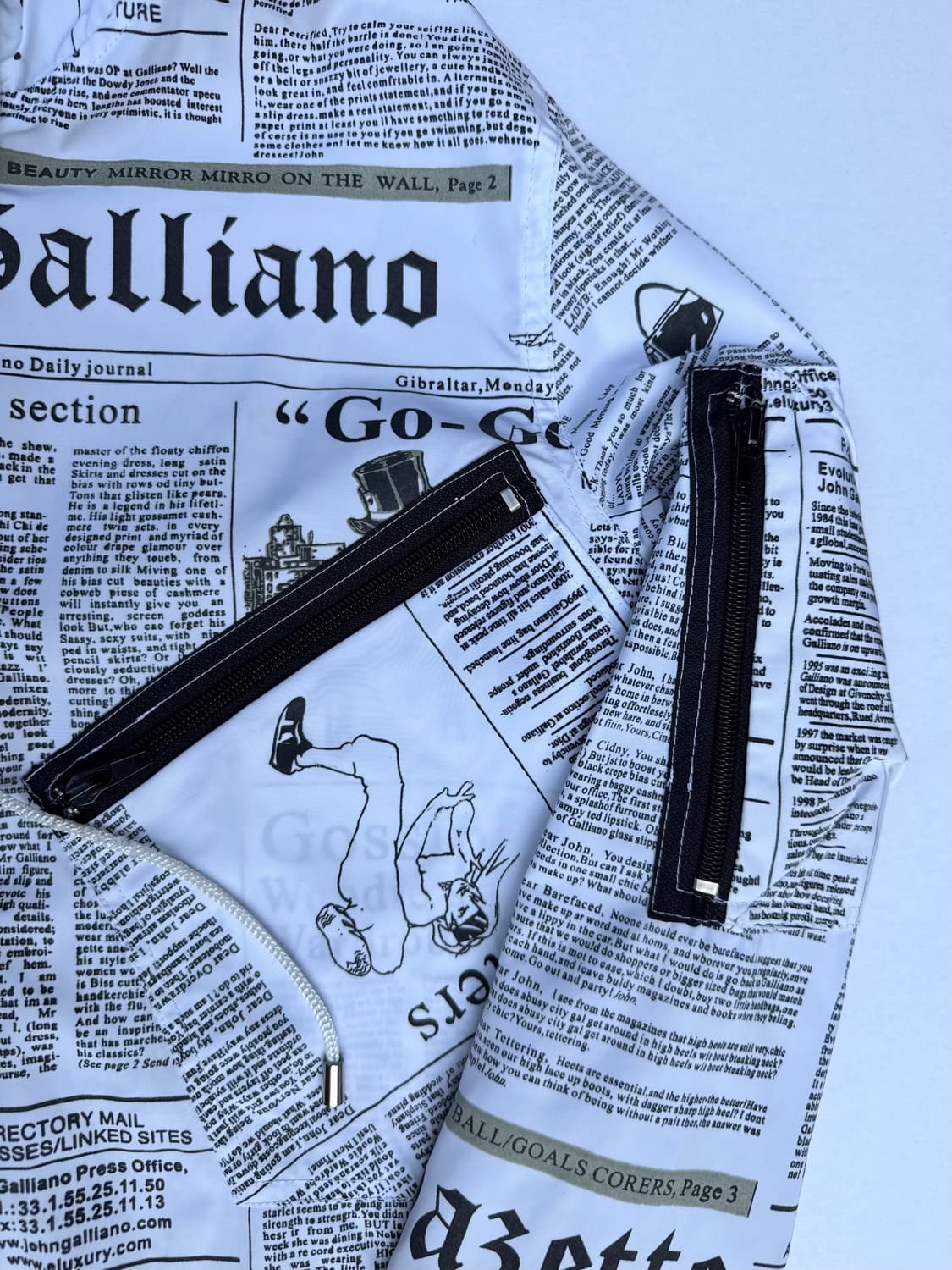 John Galliano  존갈리아노 아노락 후드집업 점퍼 상품이미지7