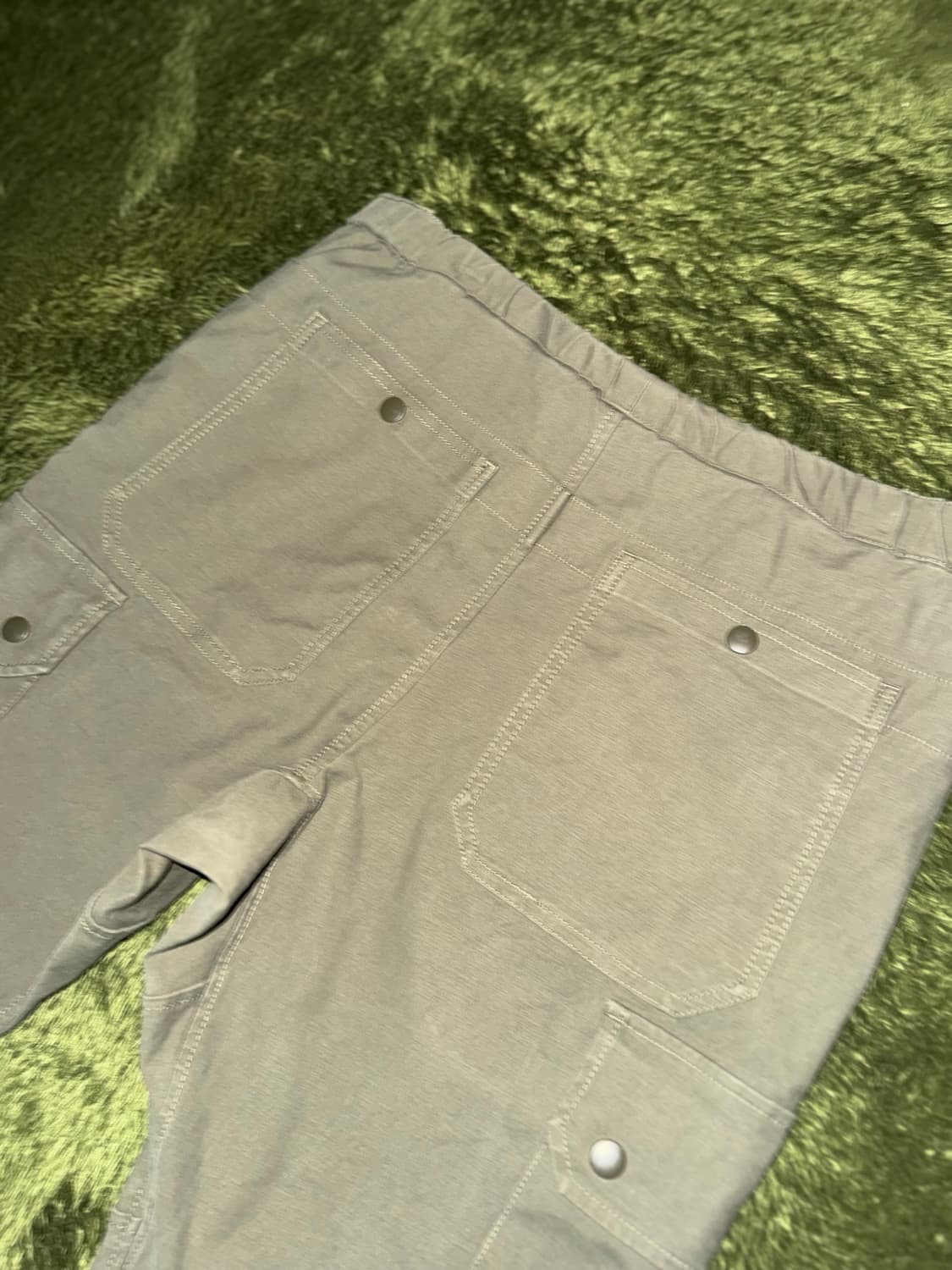 Beams Plus 빔즈 플러스 스냅 포켓 카고 조거 팬츠 올리브 상품이미지8