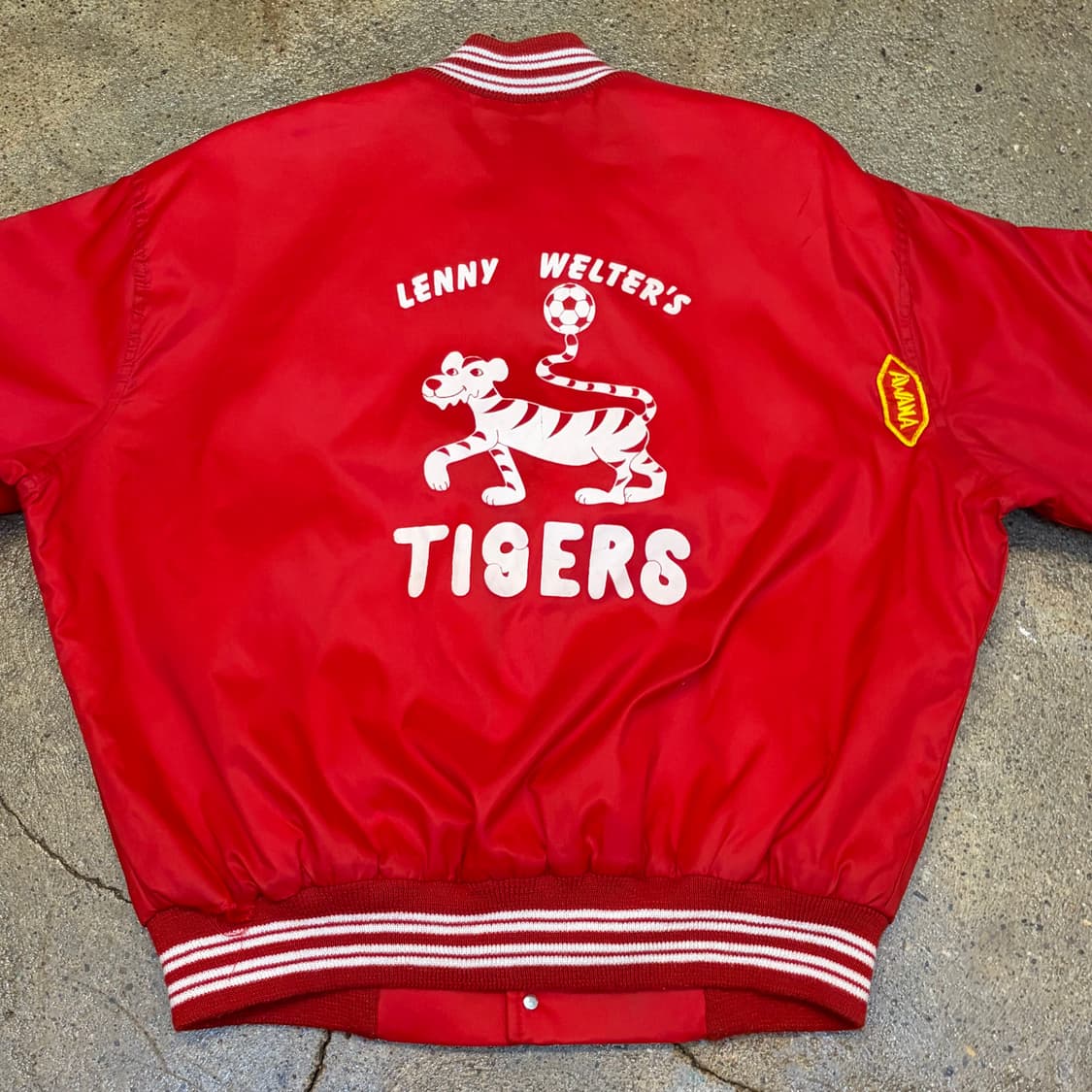 레어 90s 미국 빈티지 타이거 블루종 자켓 상품이미지1