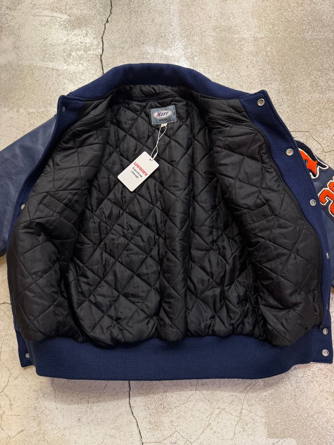 NEFF 울 레더 바시티 자켓 상품이미지6