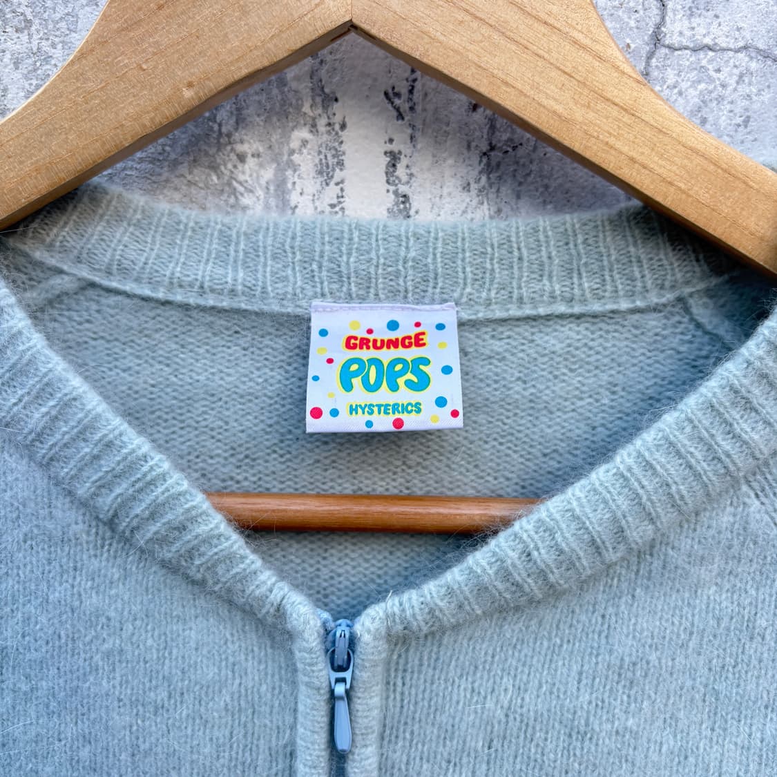 Hysteric Glamour 히스테릭글래머 앙고라 니트 집업 상품이미지3