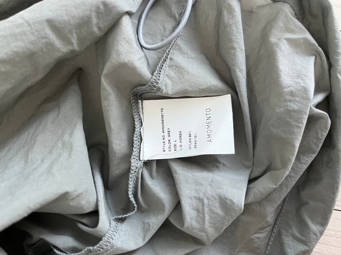 아모멘토 맨 SHEER DRAWSTRING TOP 상품이미지4