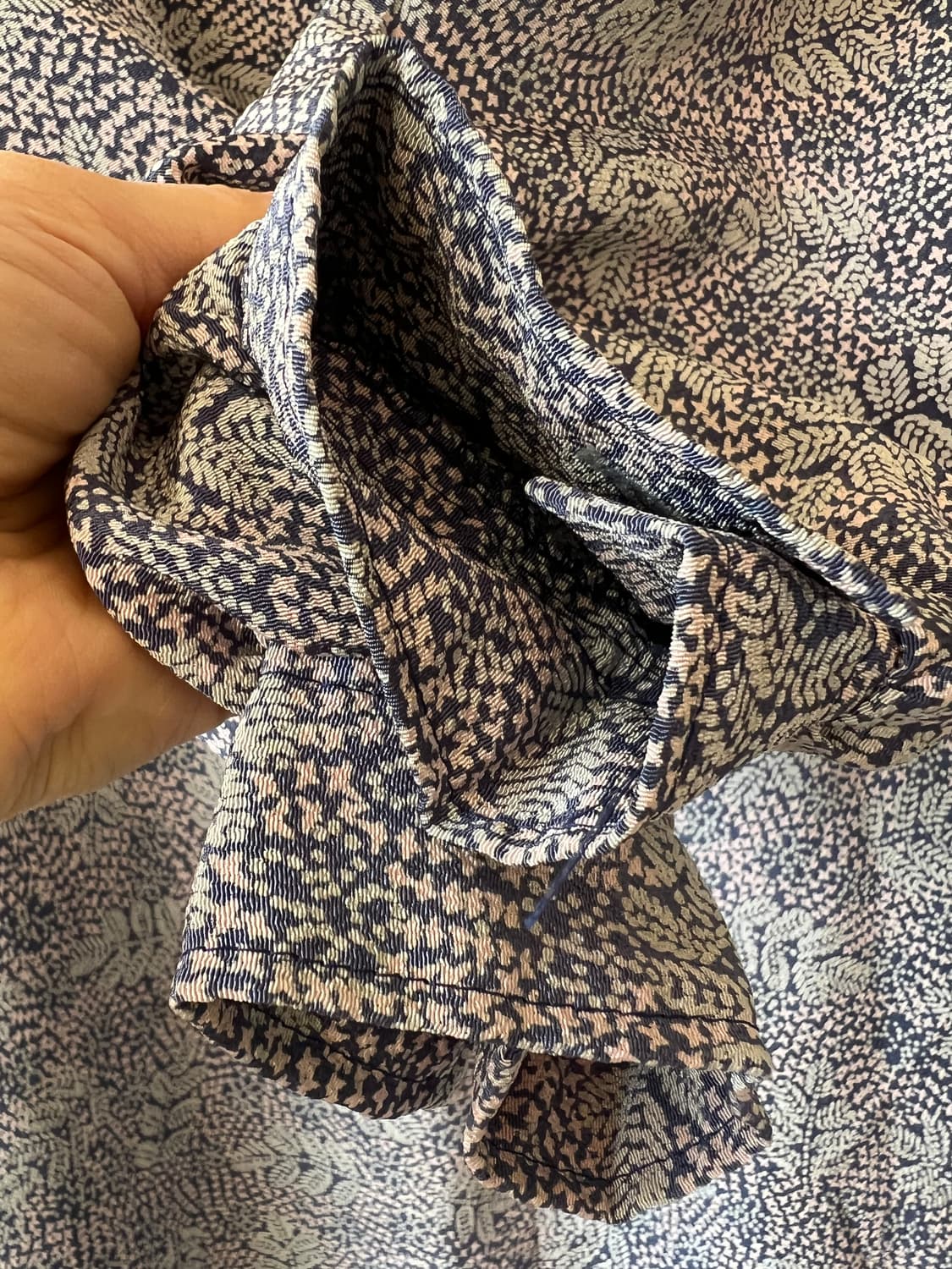 일본수입 여성 플로럴 퍼프소매 롱원피스 상품이미지4