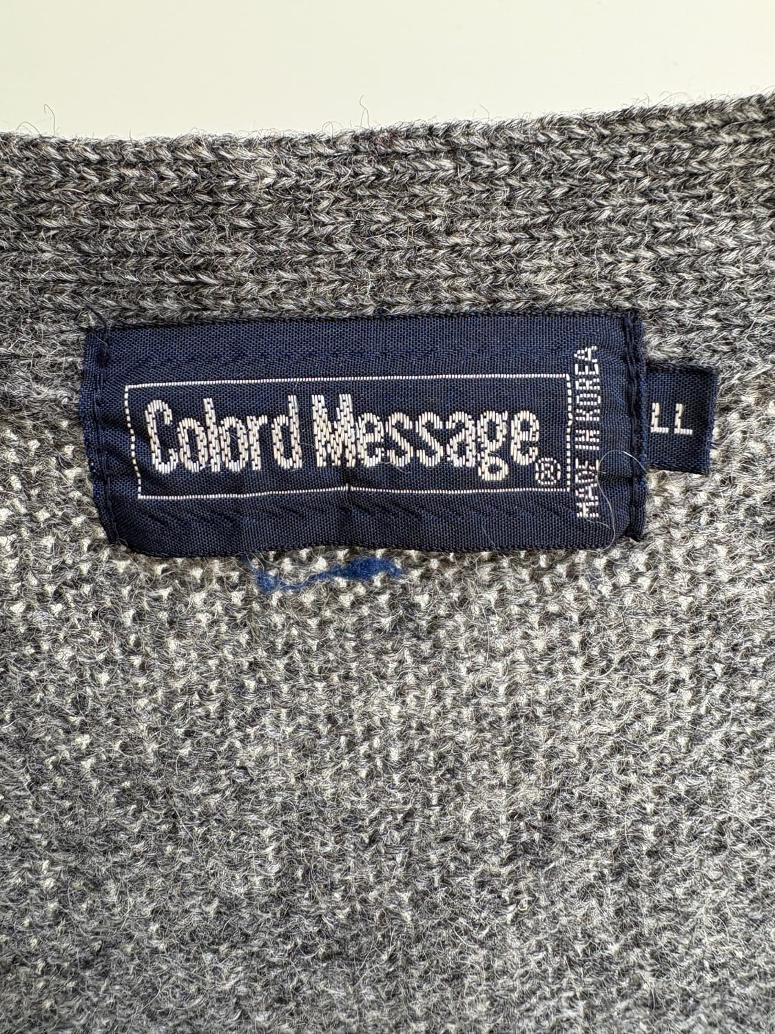 COLORD MESSAGE 니트베스트 상품이미지5