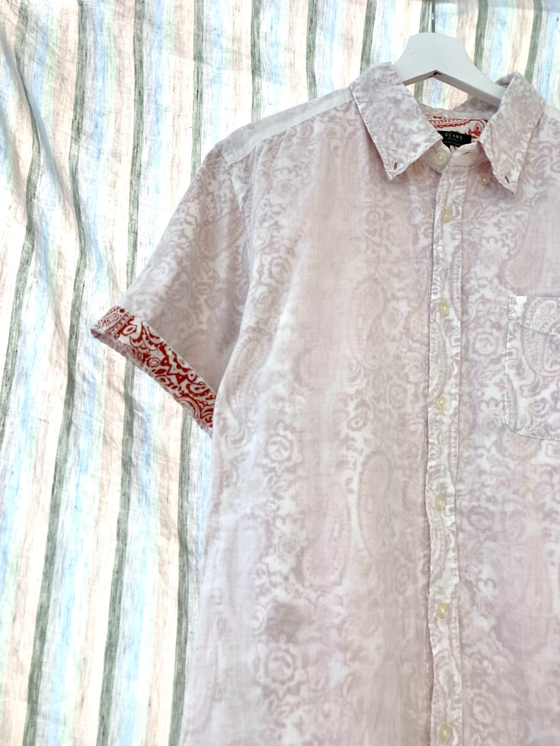 [BEAMS HEART] layered aloha B.D. shirt 상품이미지1