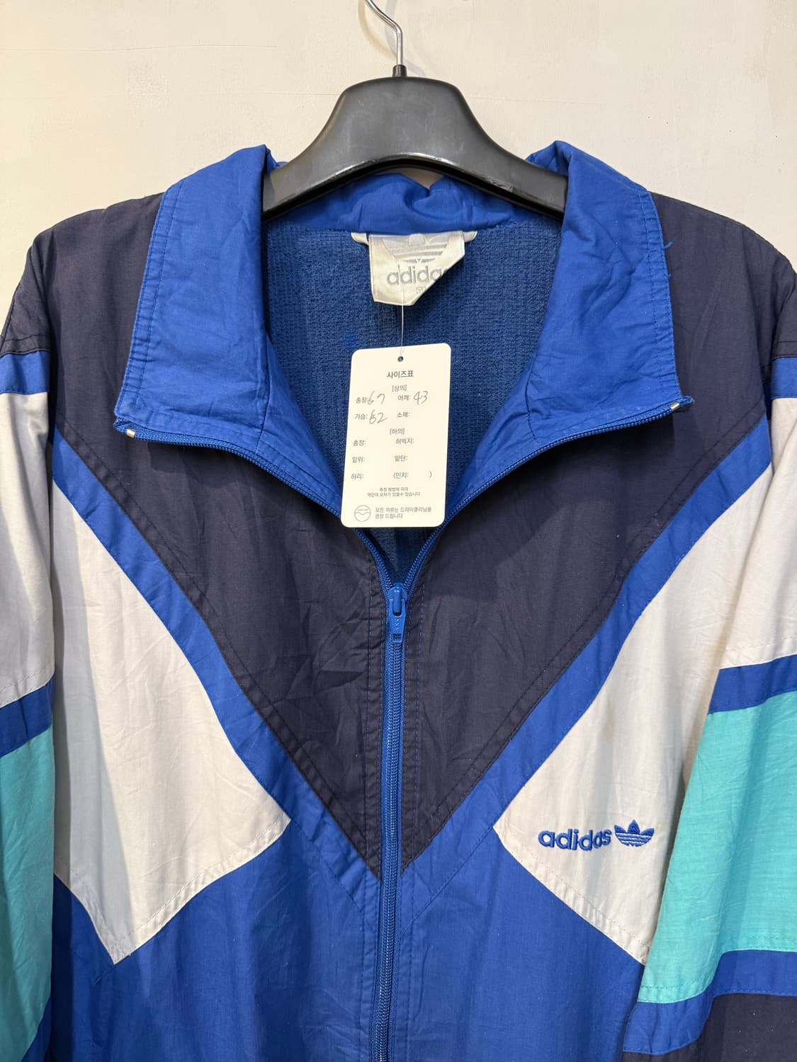아디다스 블루 올드스쿨 바람막이 상품이미지2