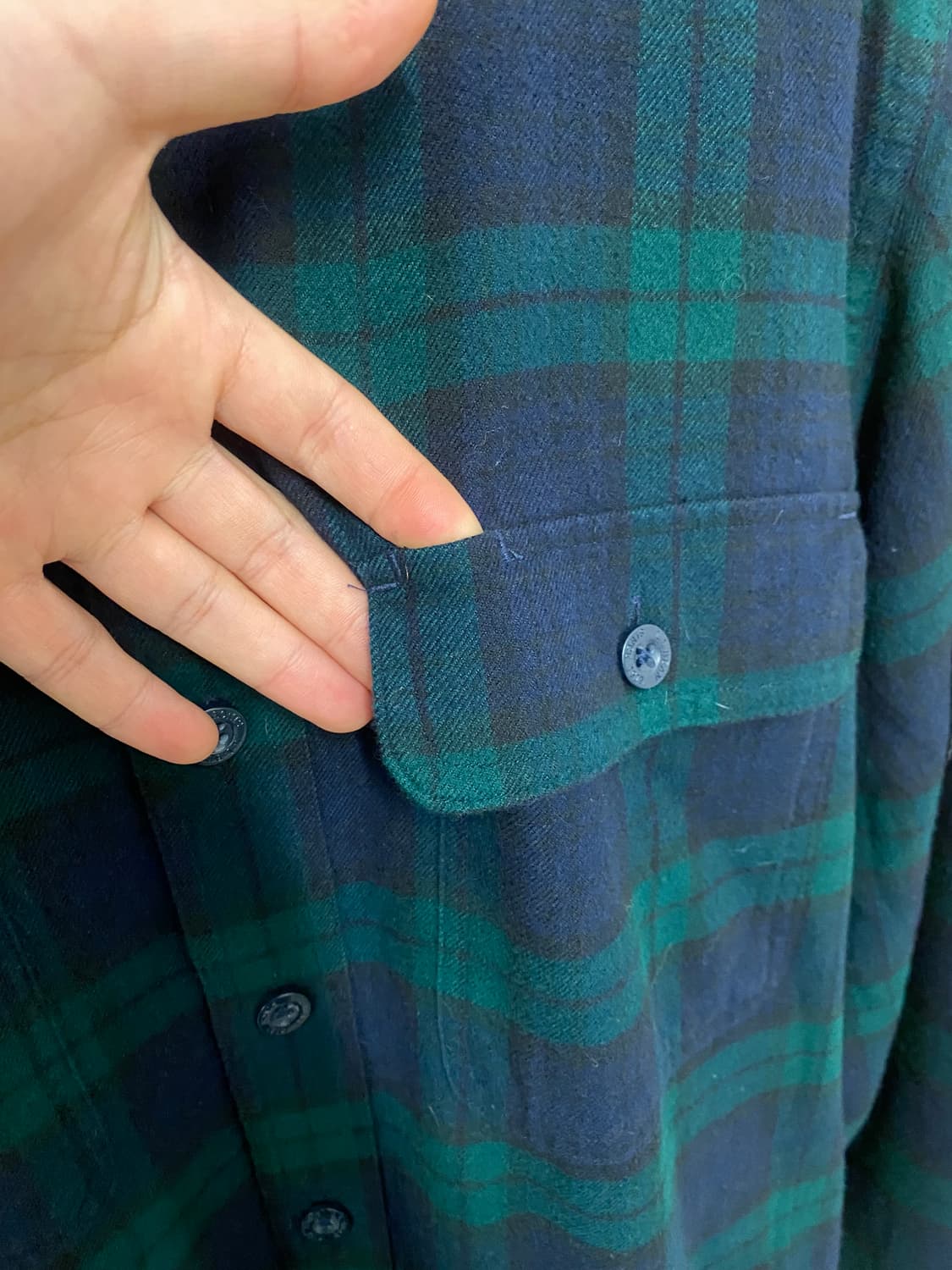 L.L. BEAN black watch shirts jacket 블랙와치 상품이미지7