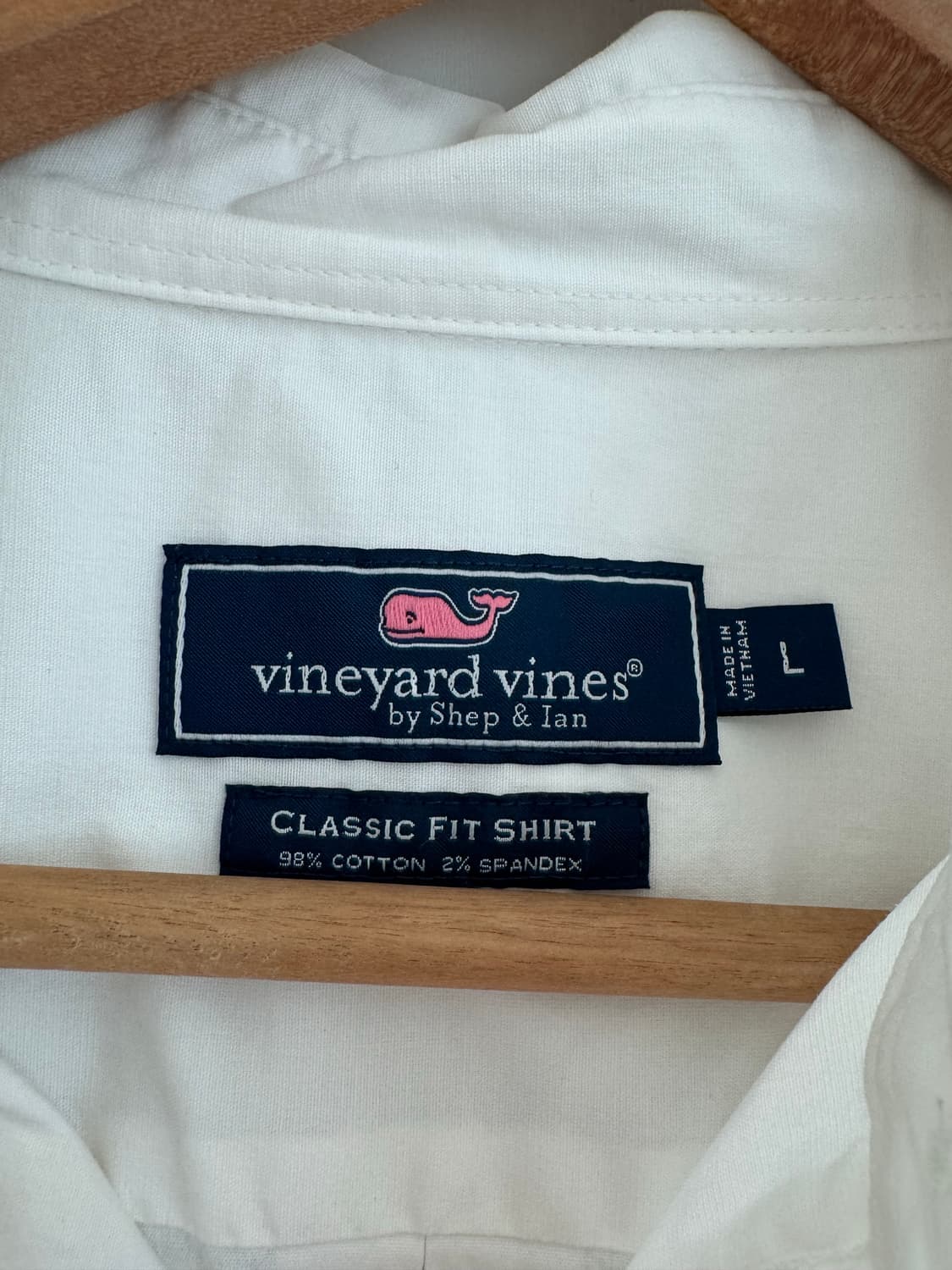 Vineyard Vines 클래식핏 흰색 남방 L 상품이미지3