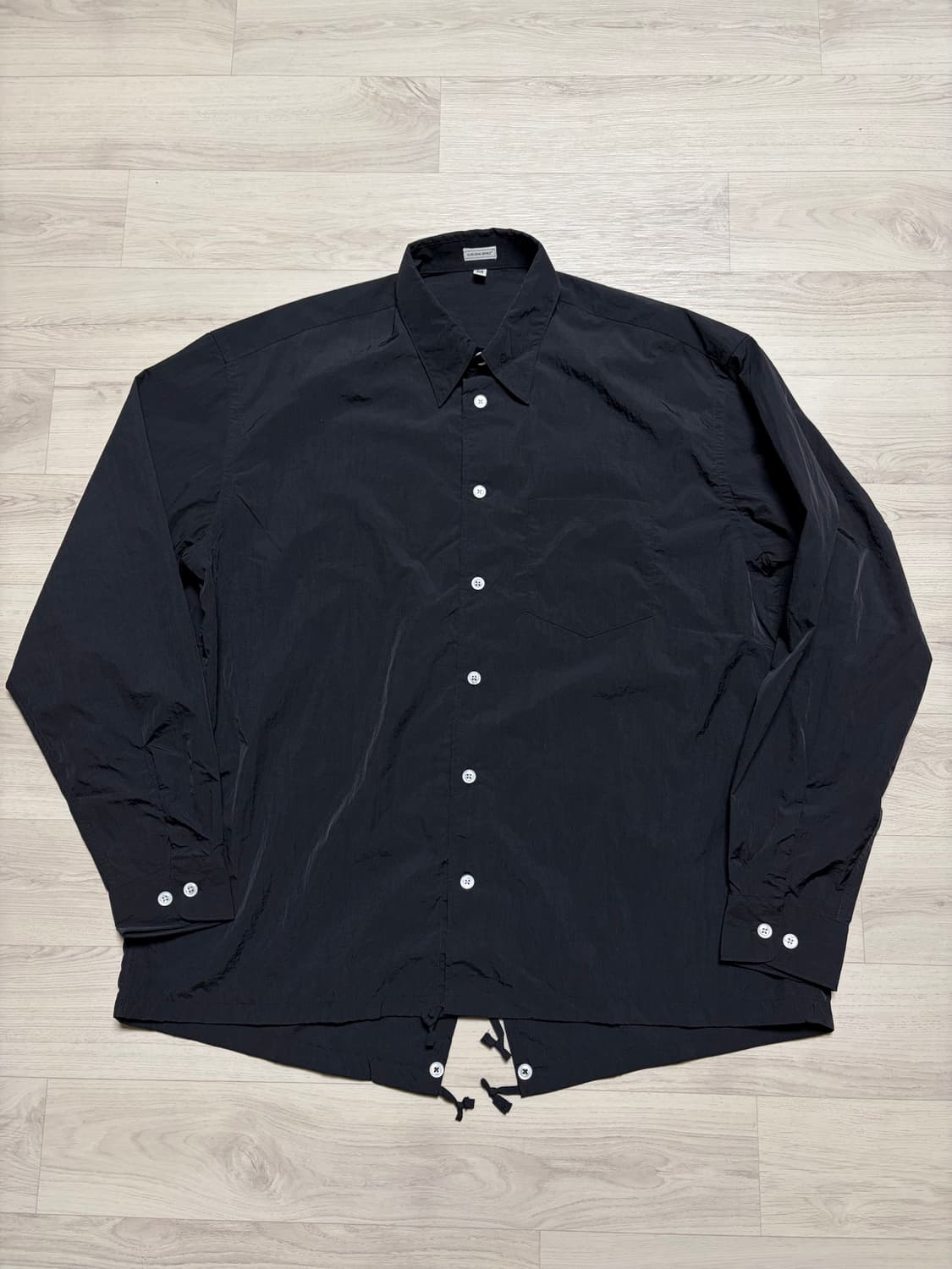 올리브드랩서비스 ODS 피시테일 셔츠 블랙 M사이즈 판매 상품이미지1