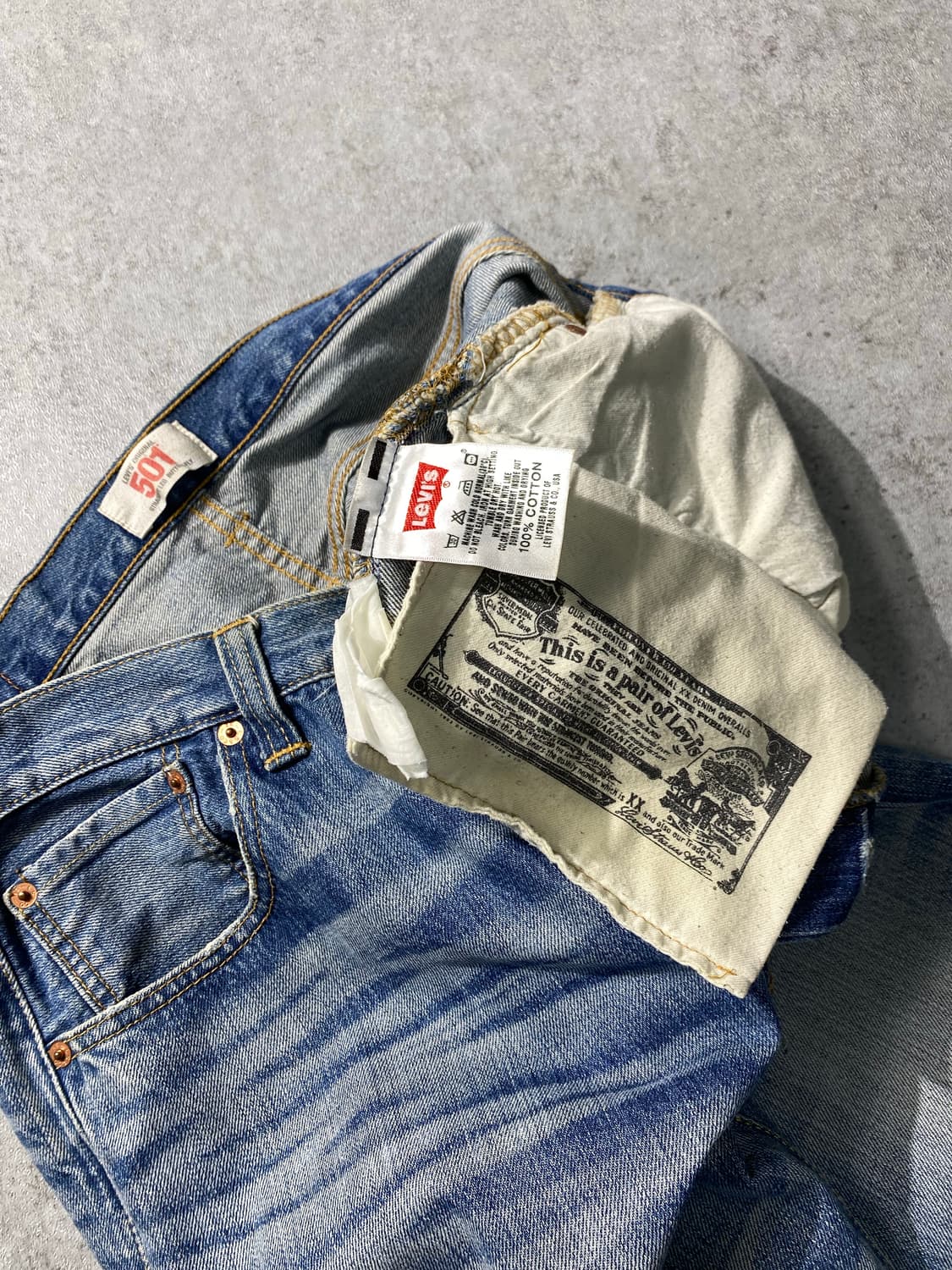 [33] 00s Levi's 501 리바이스 디스트레스드 데님팬츠 상품이미지9