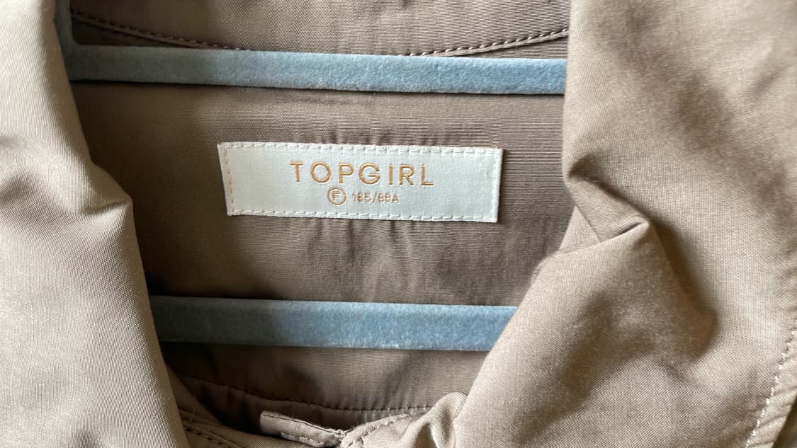 TOPGIRL 탑걸 베이지 스팽글 후드 사파리 재킷 상품이미지8