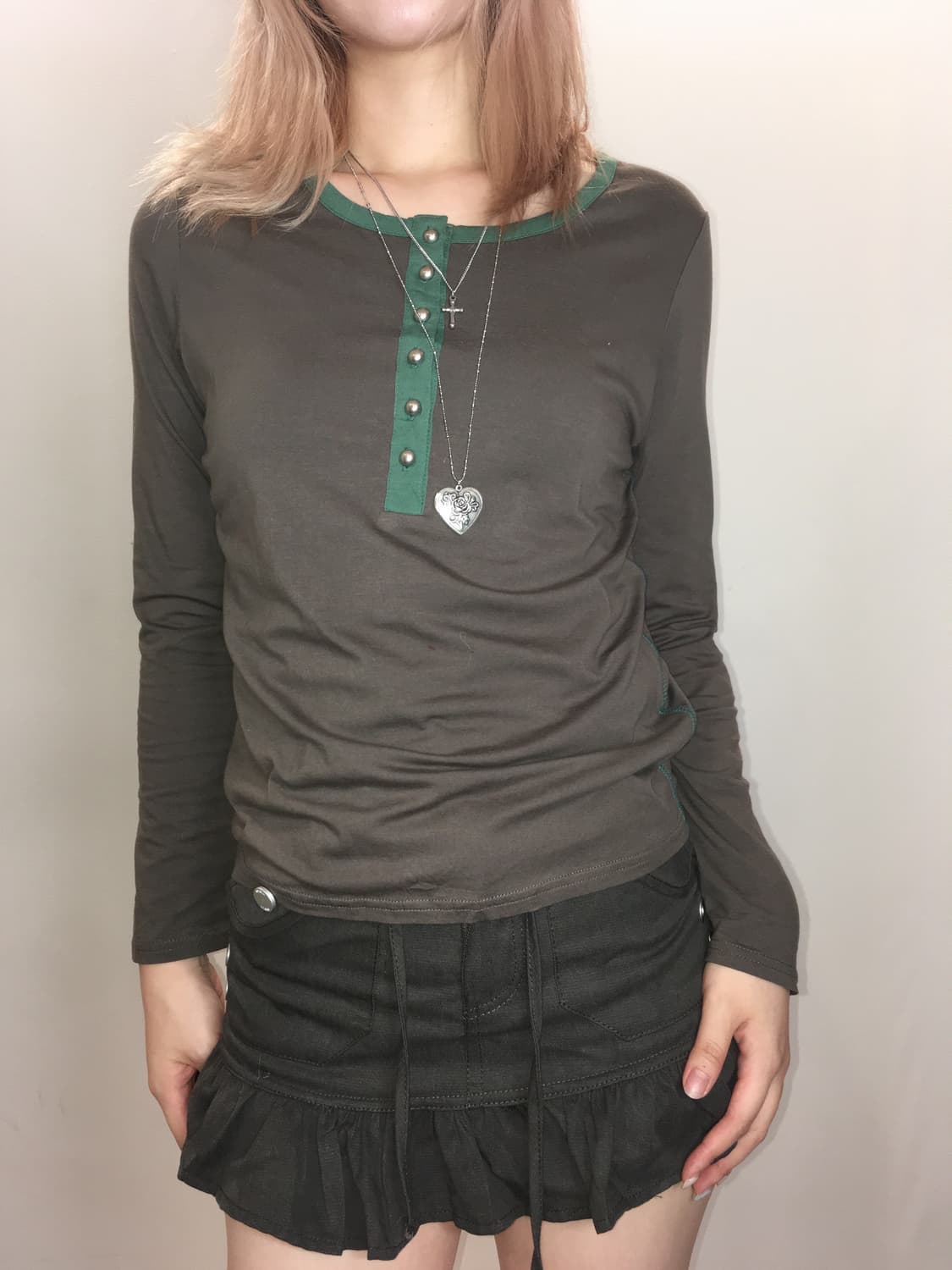 kansai stud handwork long sleeve 상품이미지4