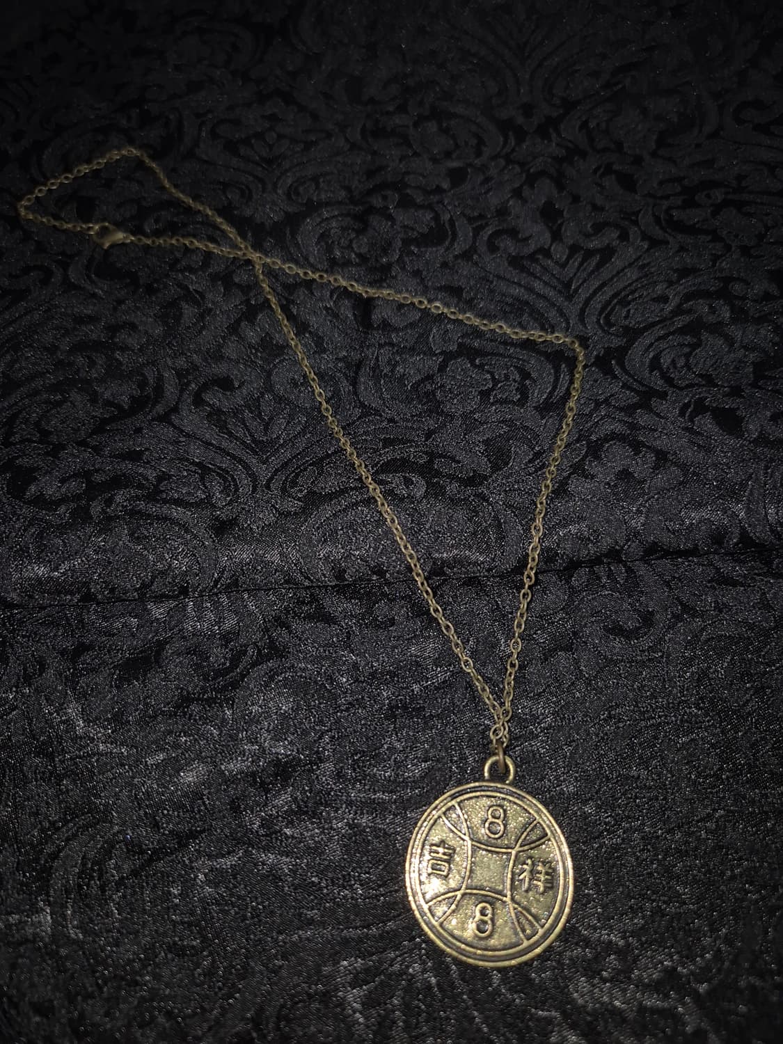 레테빈티지 엔틱 동전 챰 목걸이 상품이미지1