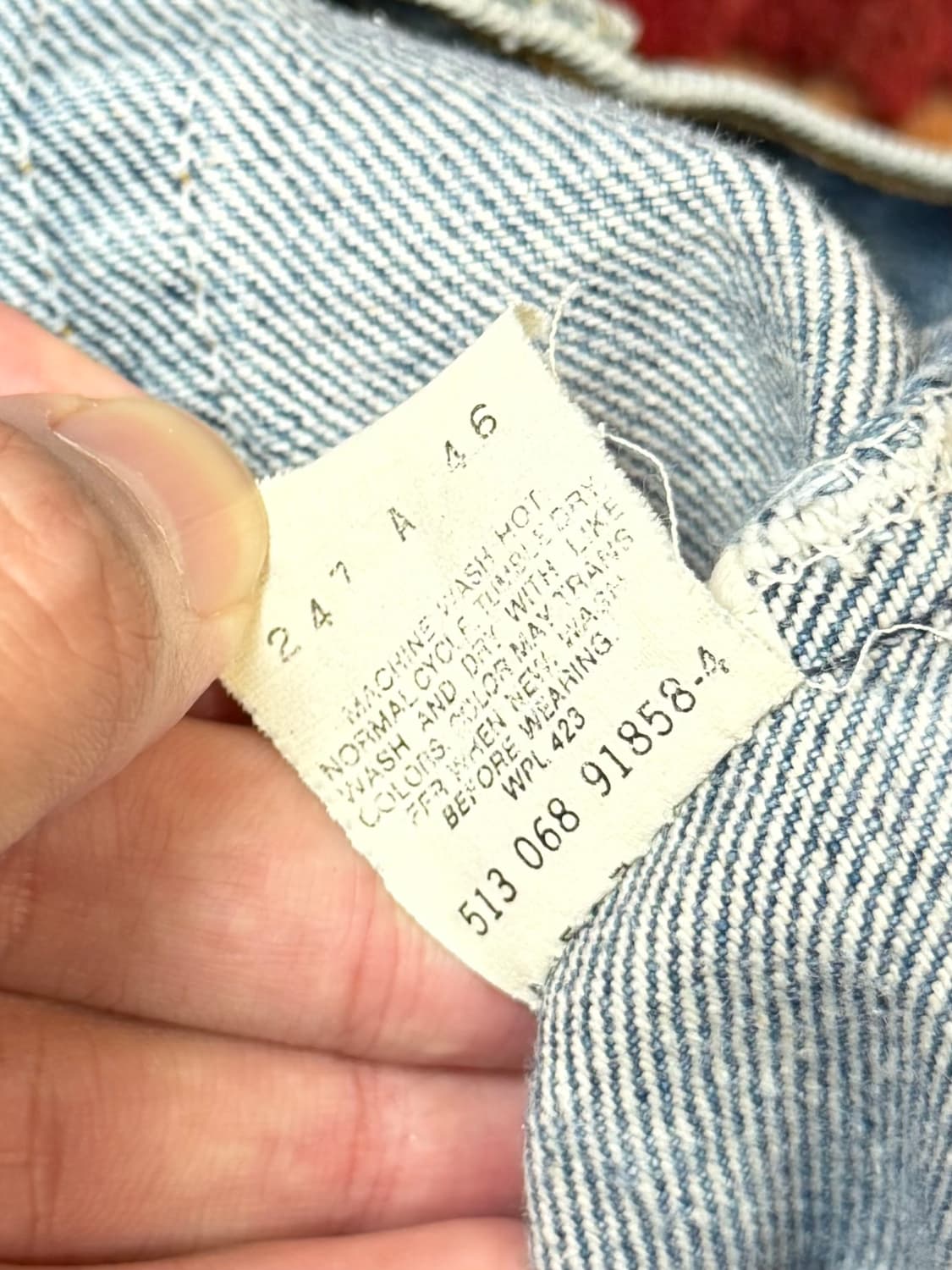 90's USA Made 빈티지 리바이스 517 부츠컷 상품이미지10