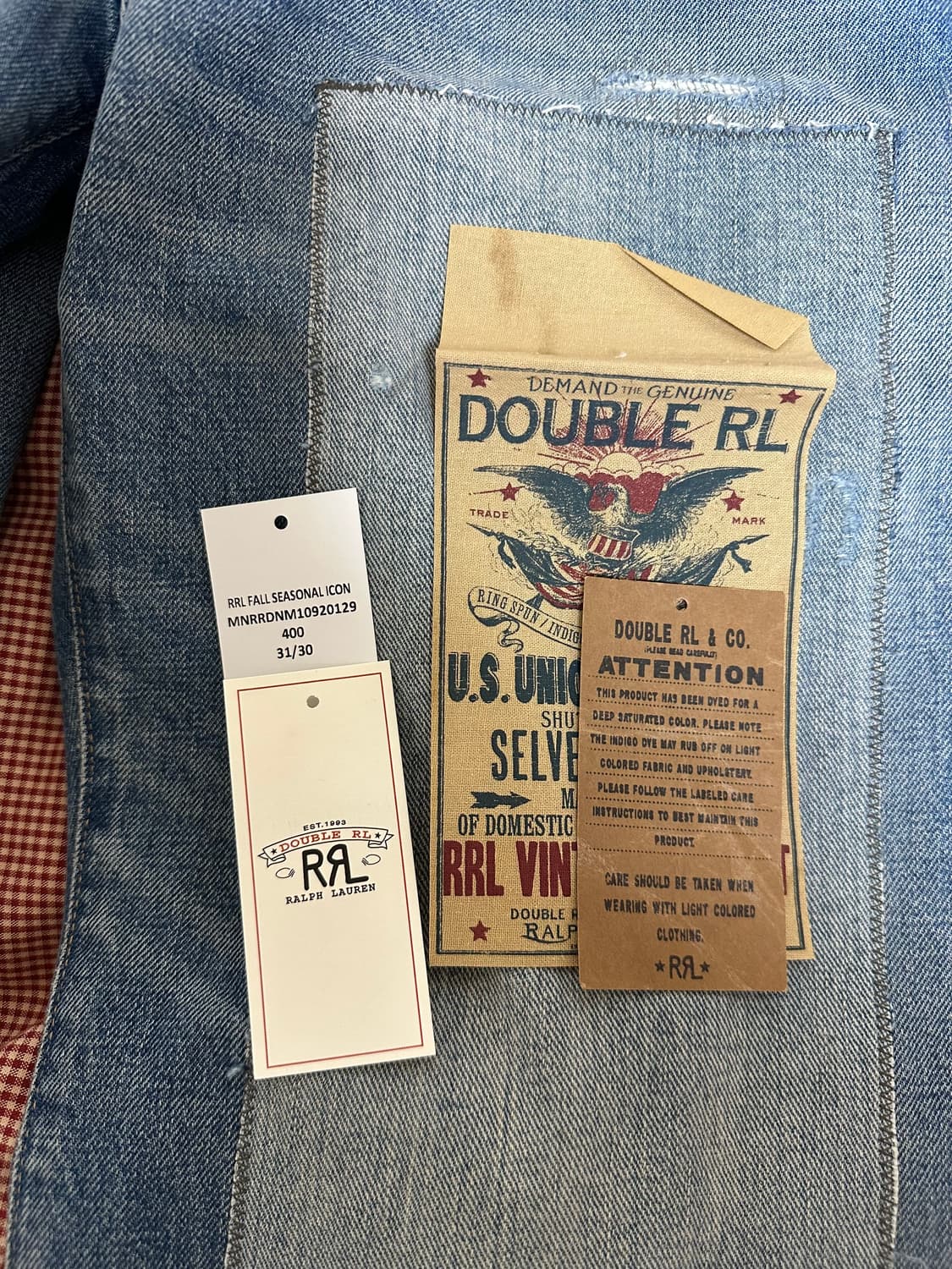 RRL 빈티지 파이브 포켓 미드랜드 31/30 상품이미지9