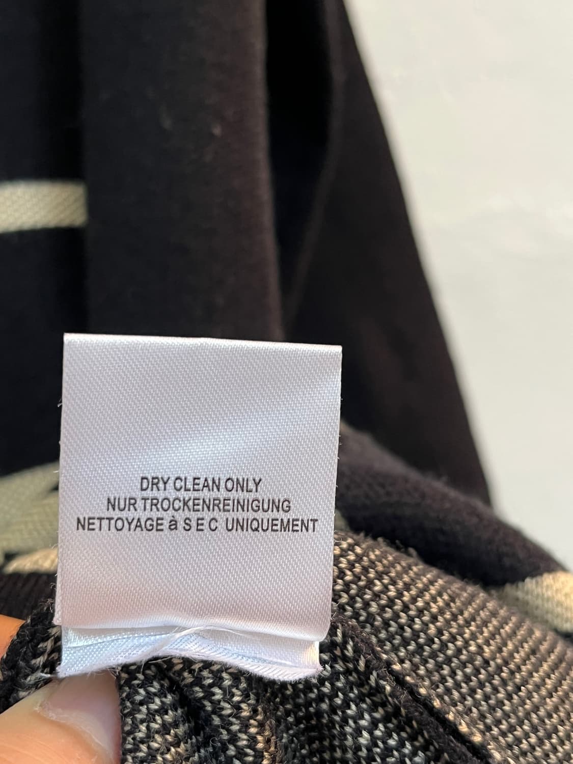 Kenzo 캐시미어 혼방 격자무늬 니트 탑 40 상품이미지6