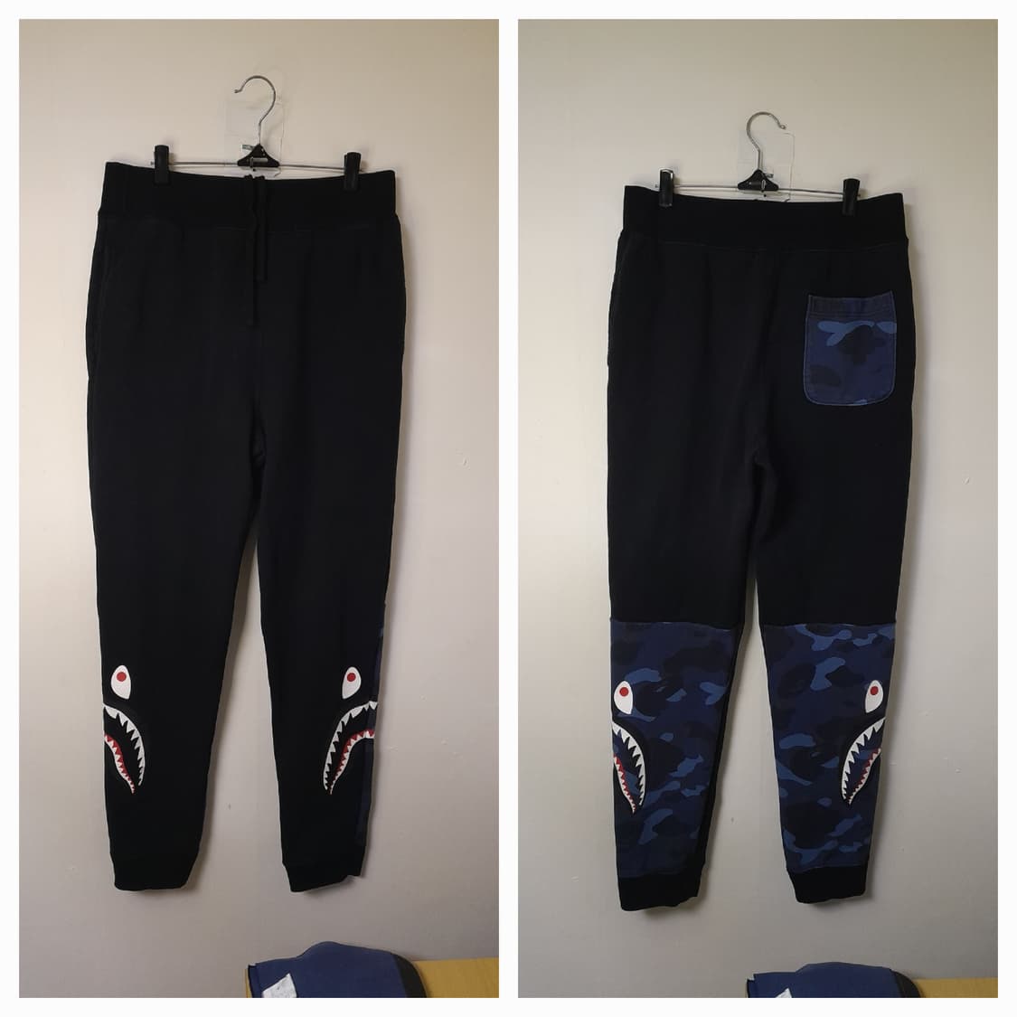 BAPE 칼라 카모 샤크 스웻팬츠 M/30"~32" 상품이미지1