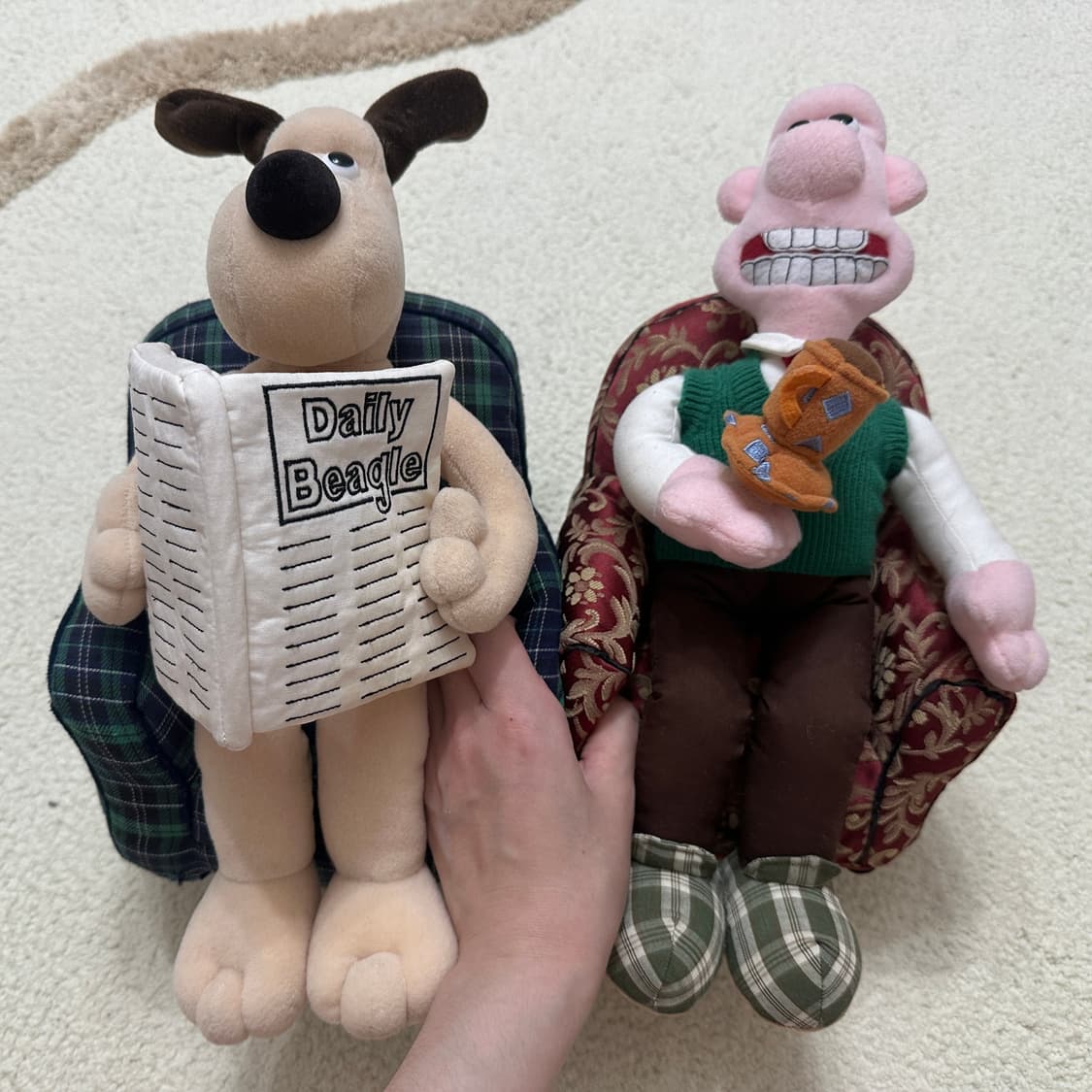 월레스와 그로밋 쇼파봉제set 상품이미지1