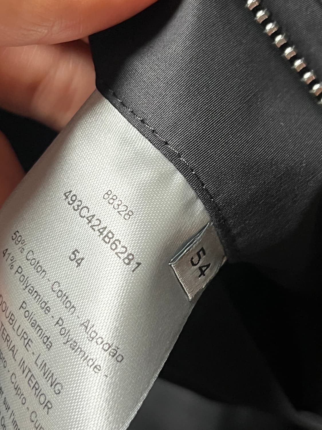 디올 스카치 로고 블루종 상품이미지3