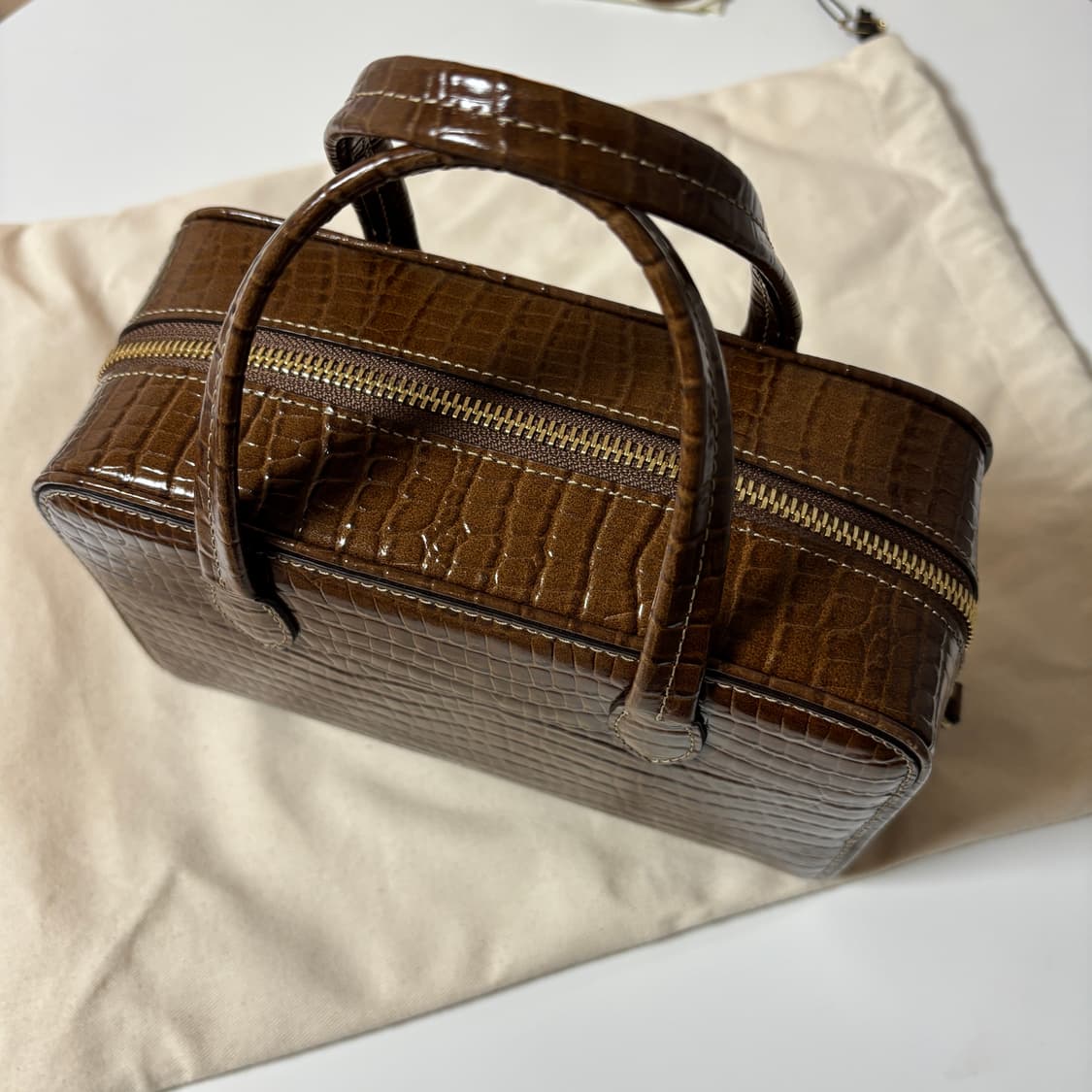 투티에 로케백 croco brown mini 상품이미지4