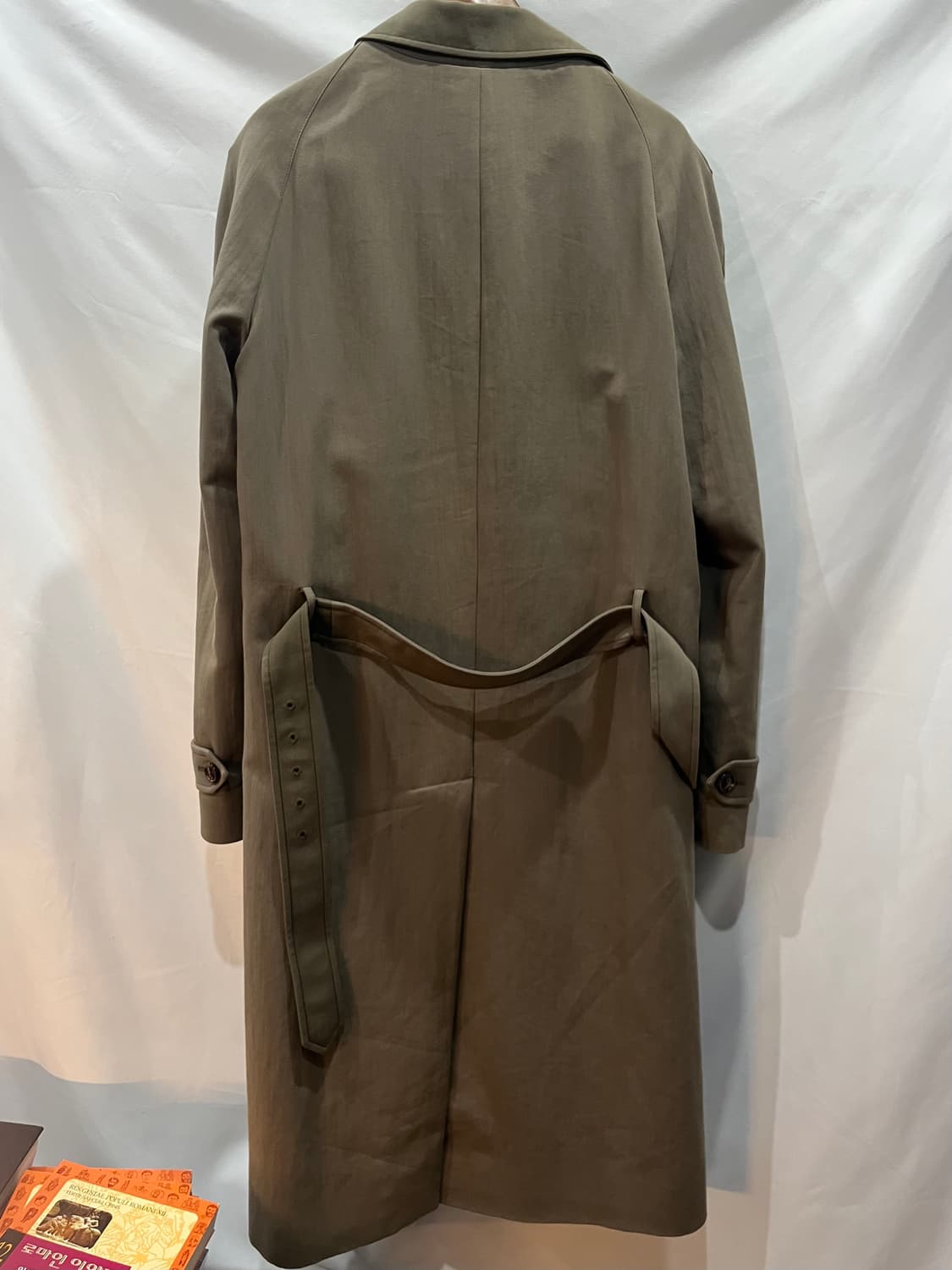 마르지엘라 13AW 10번 라인 카키 투톤 트렌치 50 상품이미지10