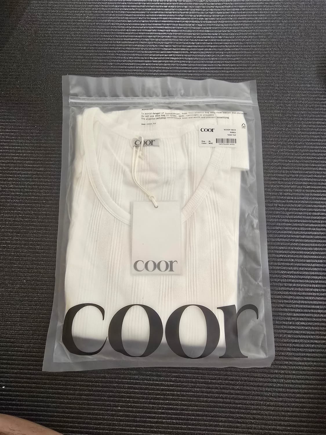 coor 스쿱넥 썸머 골지 티셔츠 화이트
미개봉 신품 상품이미지1
