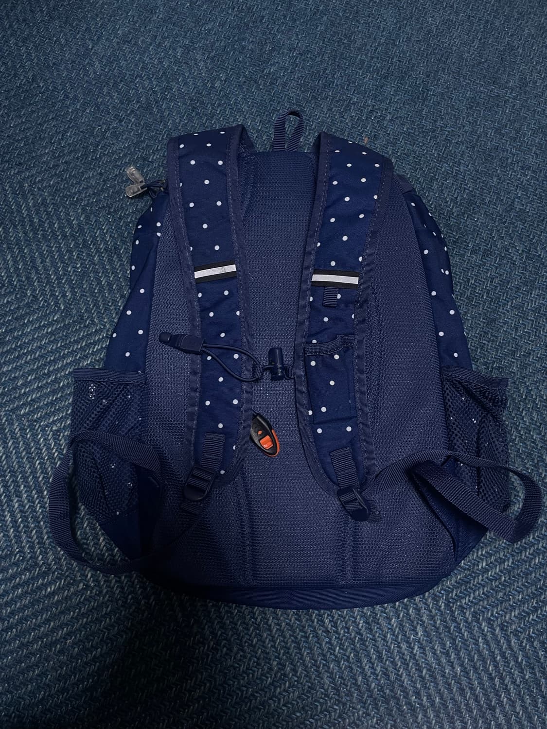 Coleman 콜맨 네이비 도트 백팩 상품이미지2